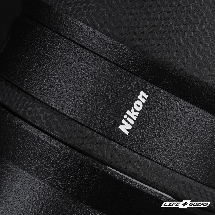 LIFE+GUARD 設計風格，適用 Nikon Z 35mm F1.2 S 貼膜質感特寫