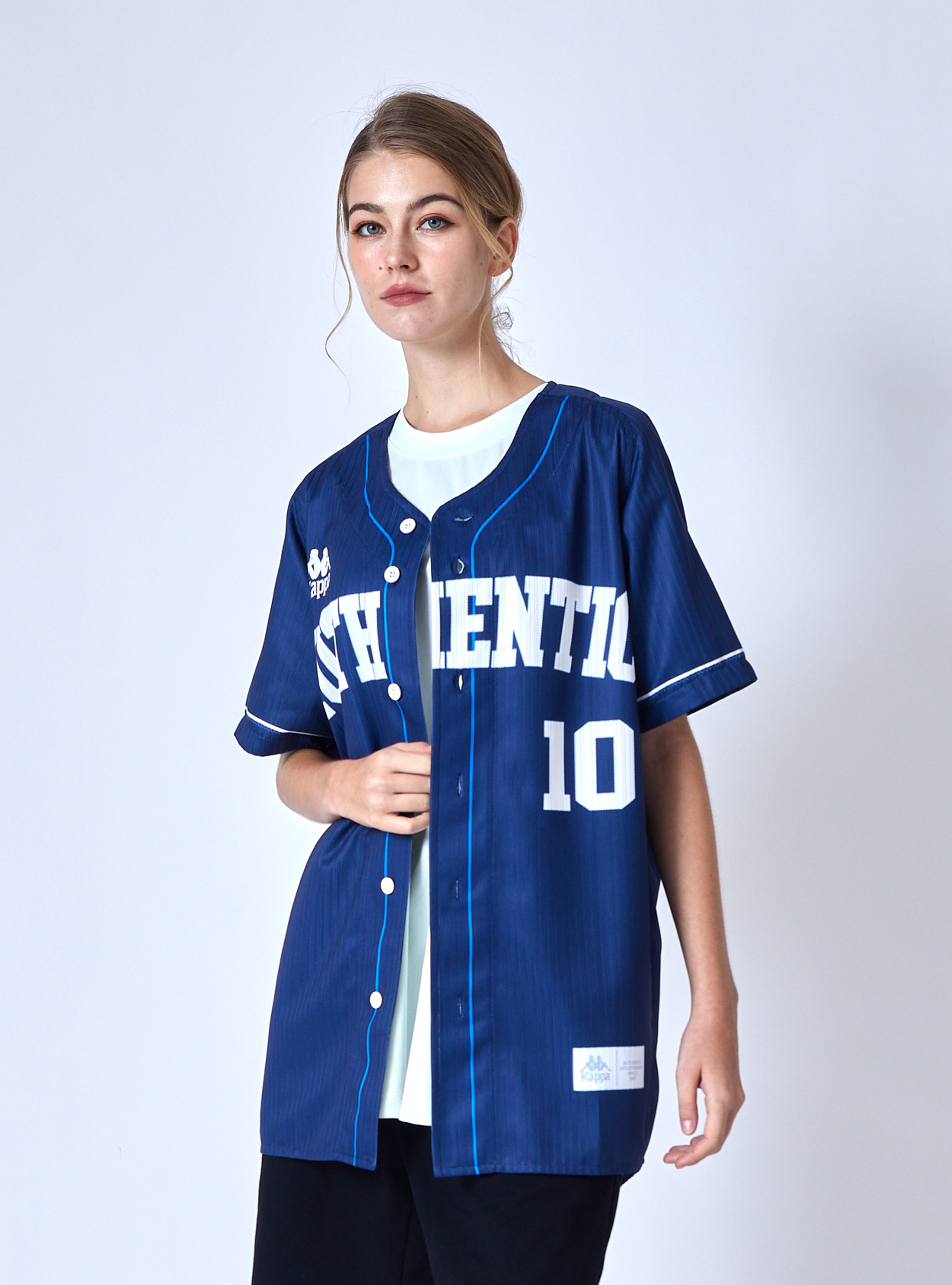 男女適穿 Kappa AUTHENTIC 棒球衣