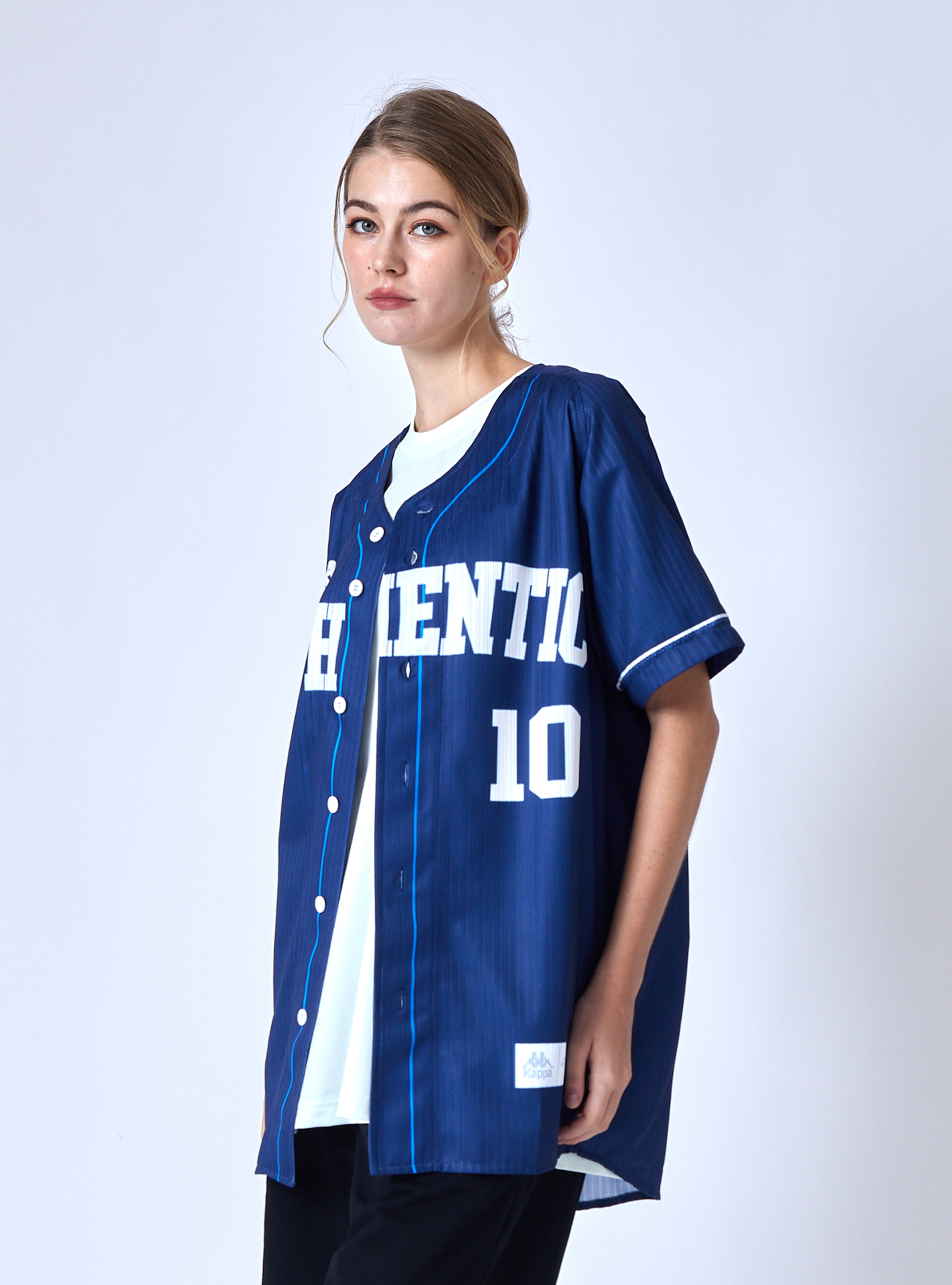 男女適穿 Kappa AUTHENTIC 棒球衣