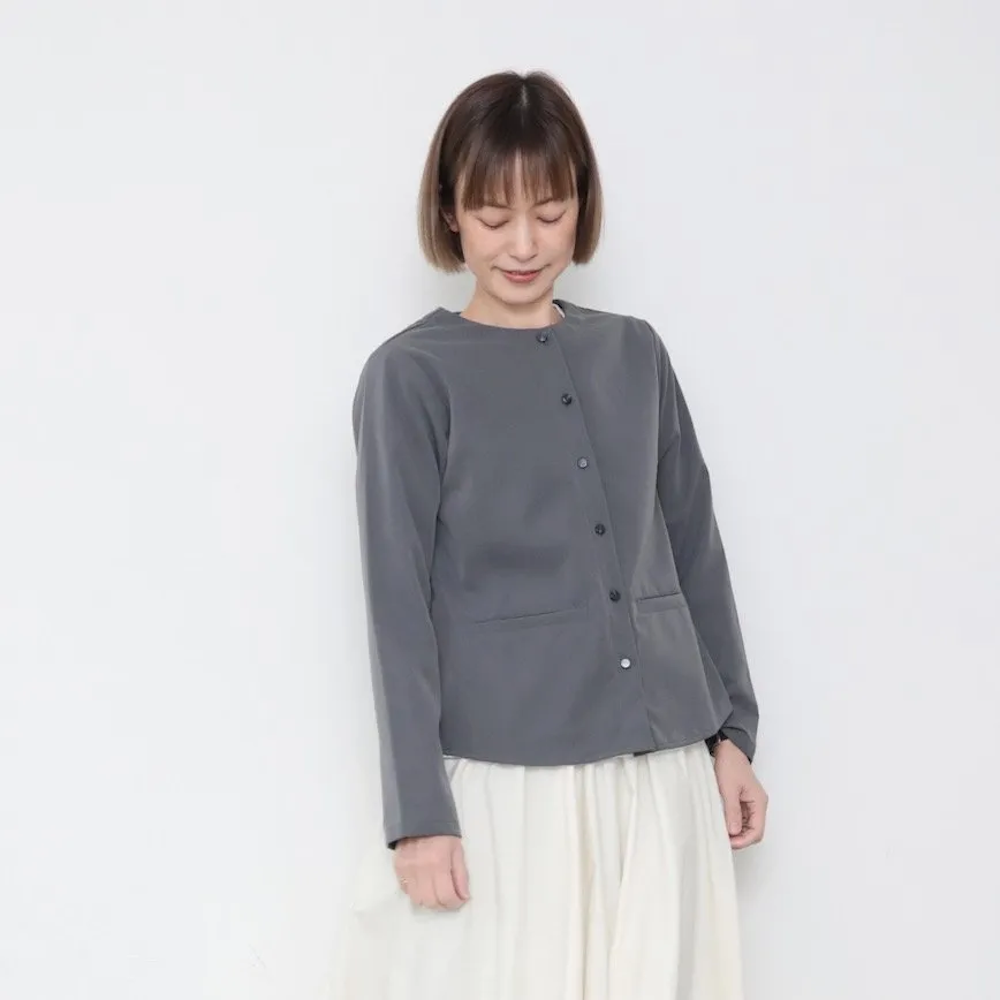 OMAKE.jp 圓領夾克ParisJacket 灰