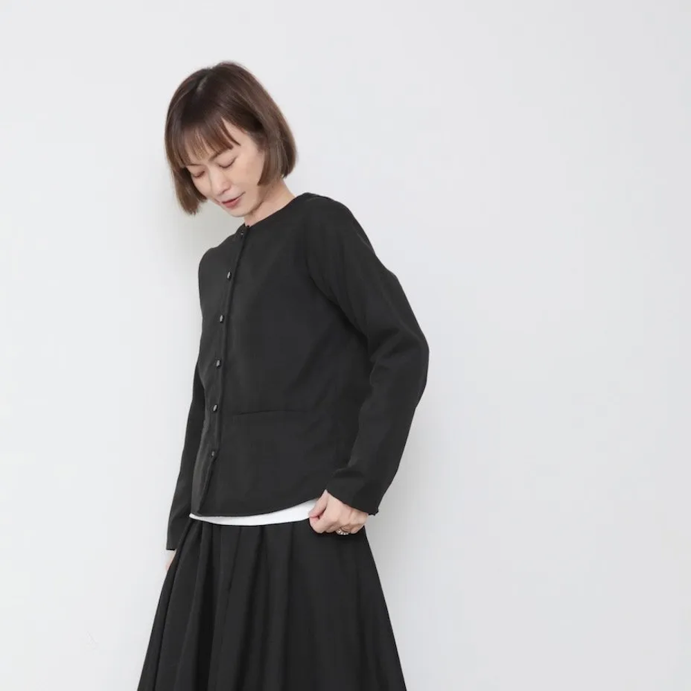 OMAKE.jp 圓領夾克ParisJacket 黑
