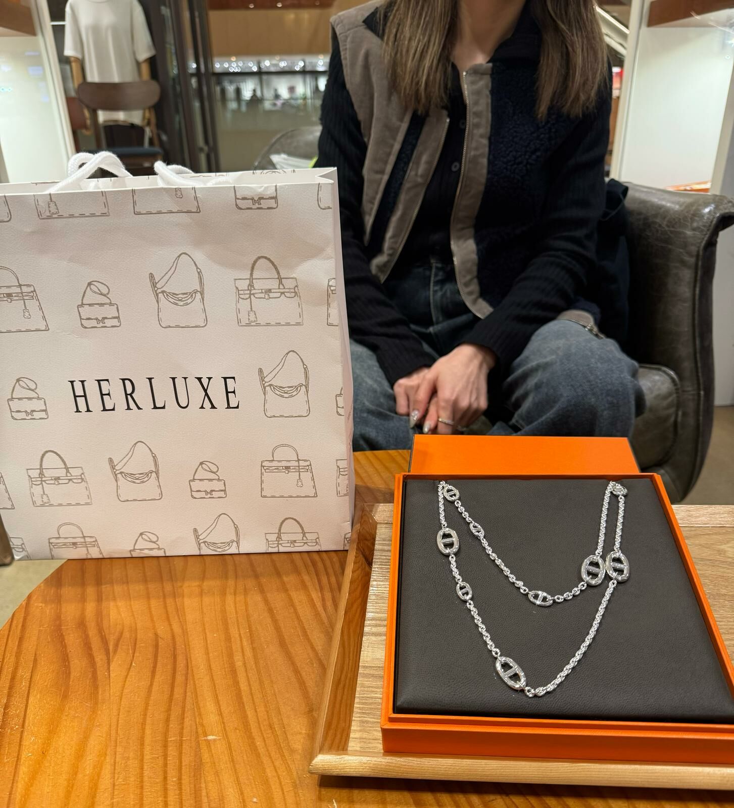 3/3/2025購買【感謝支持】 靚靚爽快買走120cm豬鼻頸鏈⛓️ 十分滿意🥰 多謝你嘅支持🫶