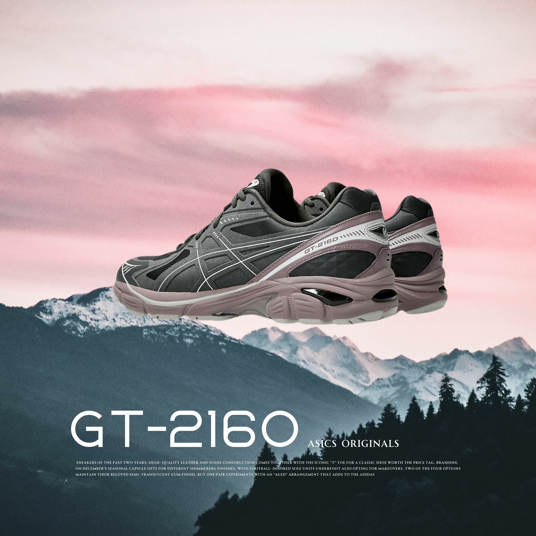 NICEDAY 現貨 Asics GT-2160 NS 灰粉 灰色 粉色 復古 男鞋 女鞋 1203A375-022