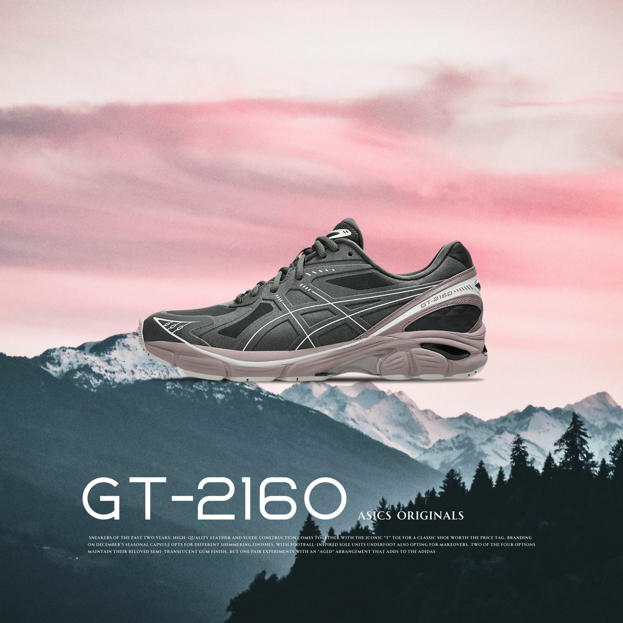 NICEDAY 現貨 Asics GT-2160 NS 灰粉 灰色 粉色 復古 男鞋 女鞋 1203A375-022