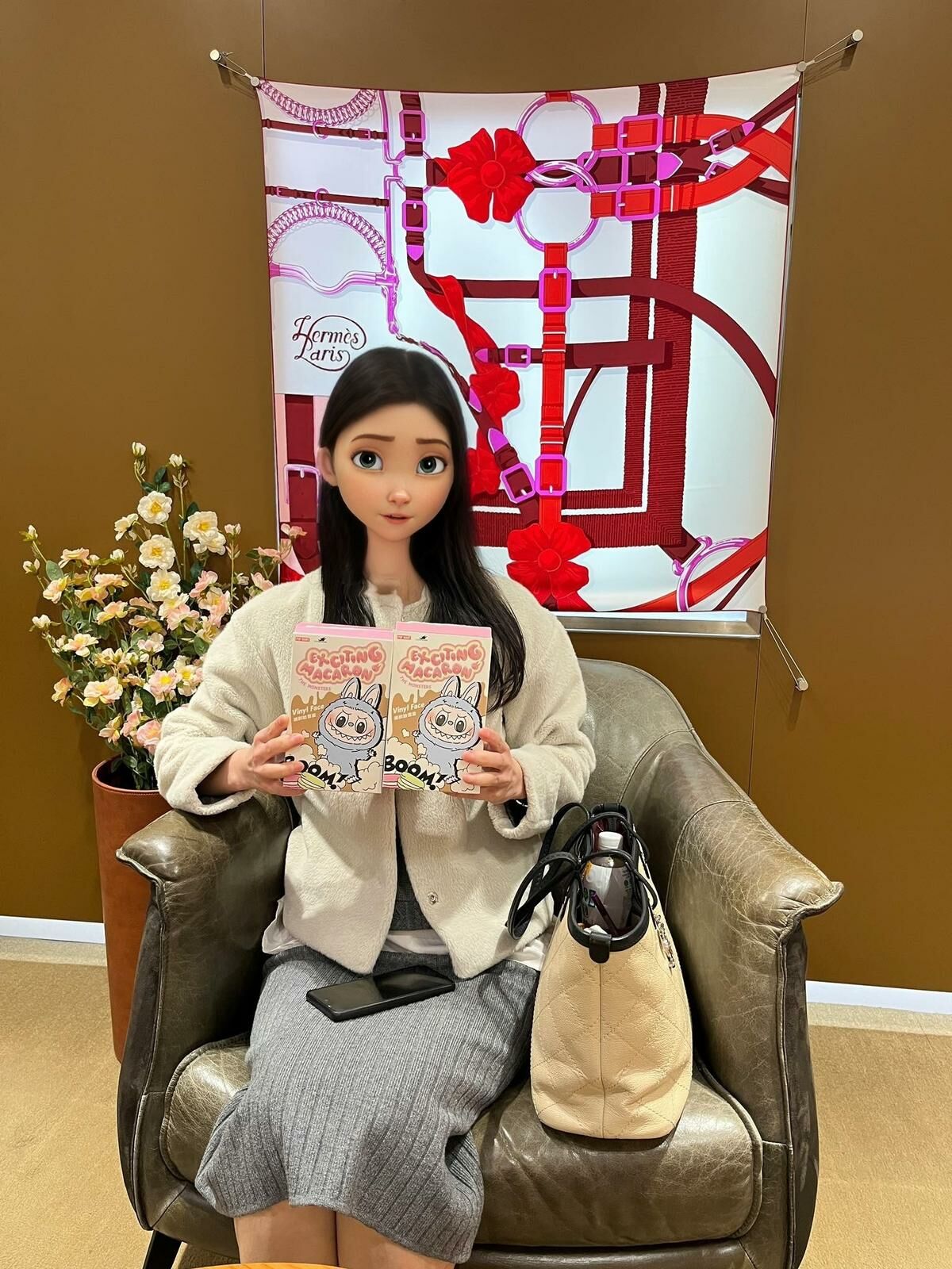 8/2/2025購買【感謝支持】 熟客靚靚同朋友一齊購買Labubu🩵 非常鐘意✌️ 感謝你哋嘅支持🫶