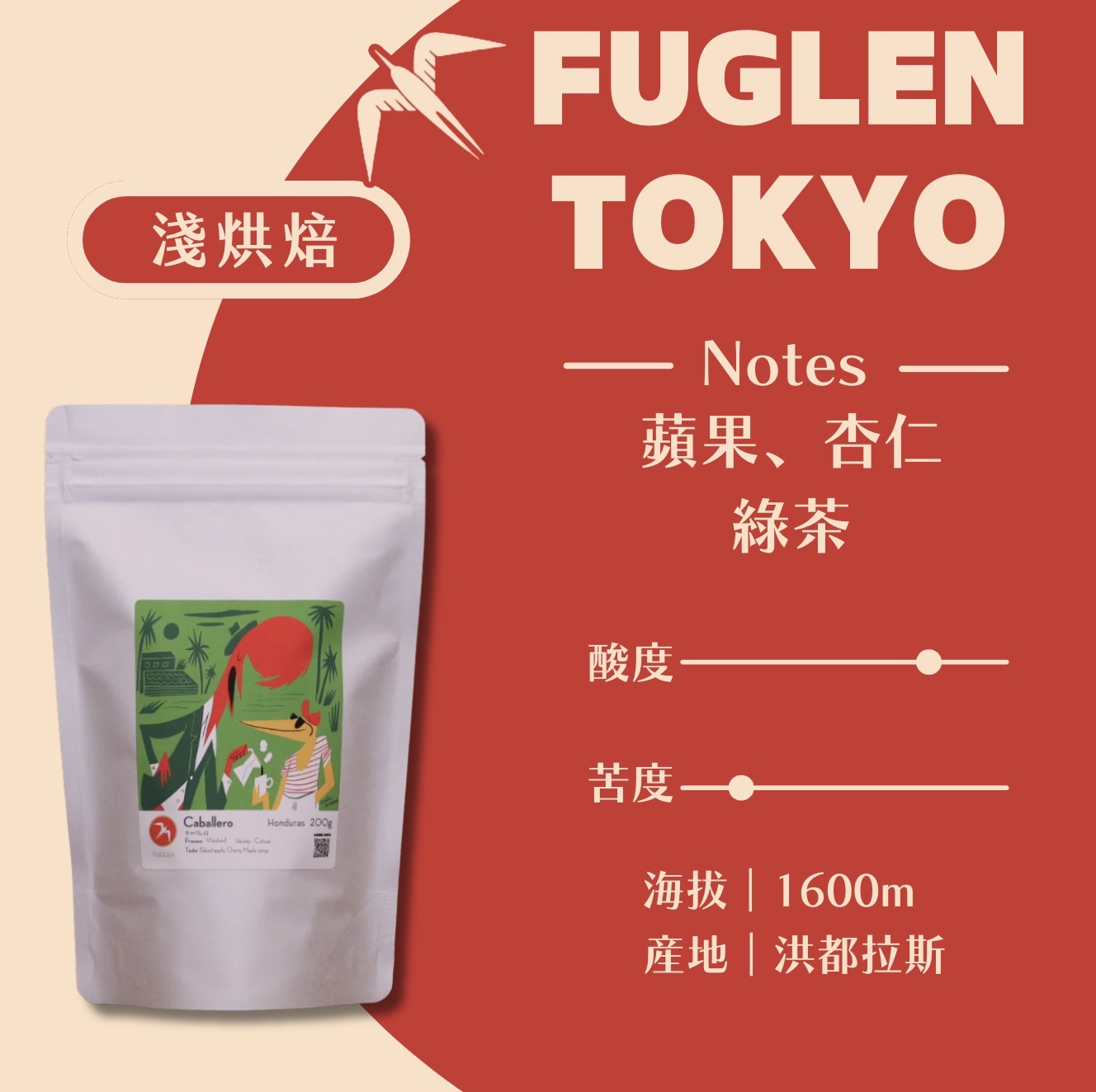 【即將抵台】𝗙𝘂𝗴𝗹𝗲𝗻 挪威候鳥咖啡 CABALLERO水果茶風味