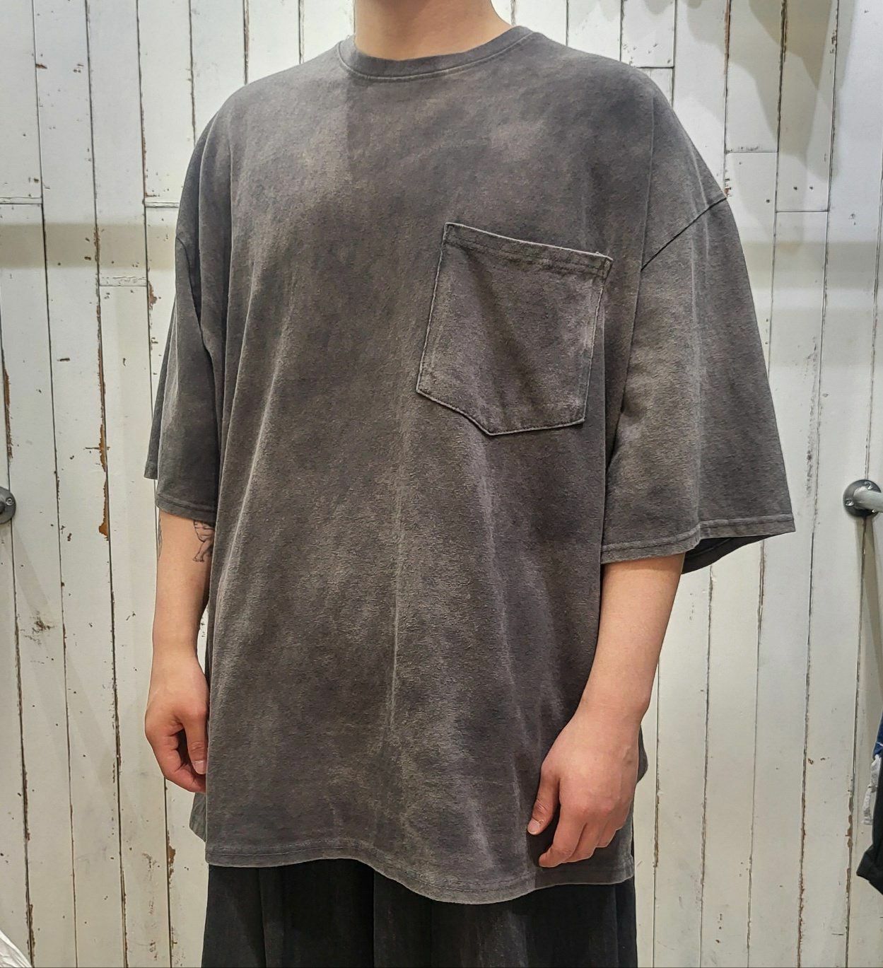 洗水袋口短袖Tee FARMERS-060T