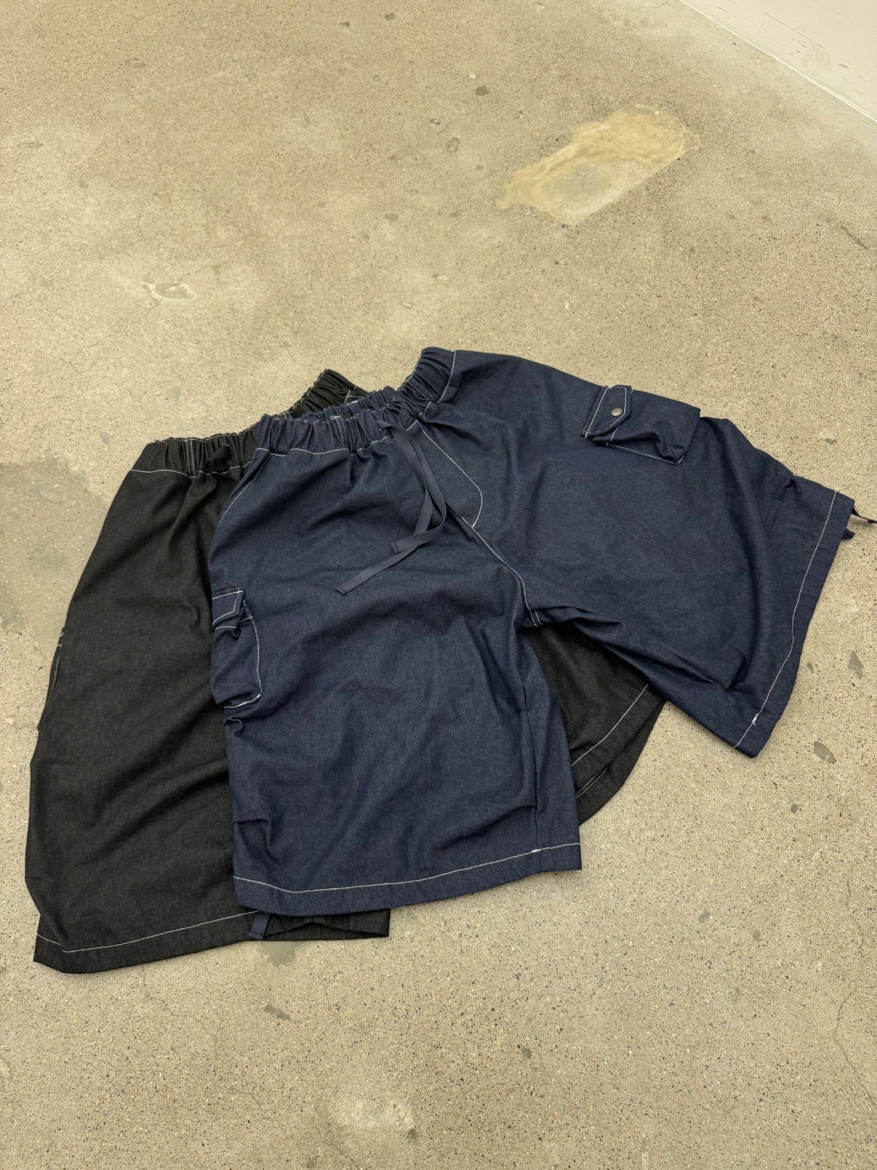 工裝鬆身牛仔短褲 FARMERS-061P