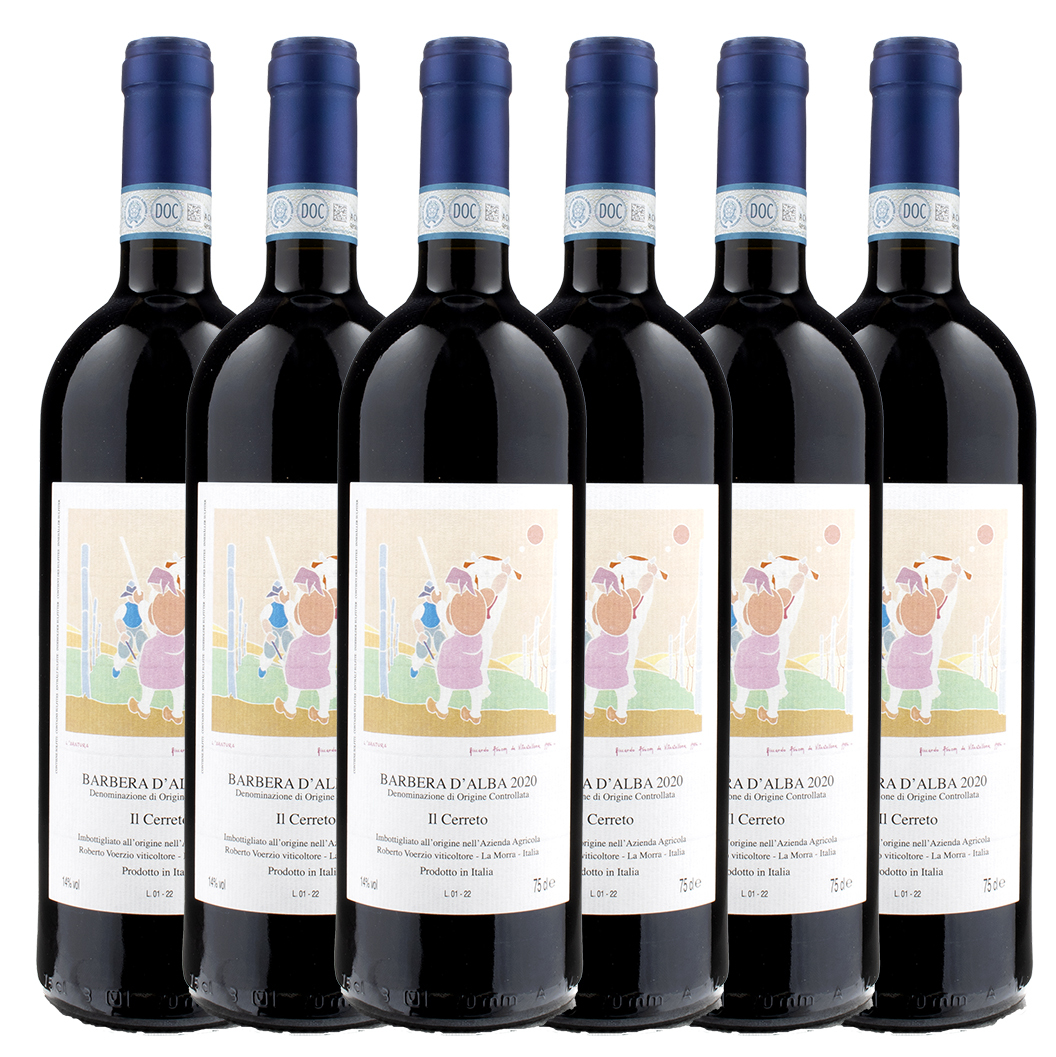 Roberto Voerzio Cerreto Barbera d'Alba 2021 - 6 Bottle Pack
