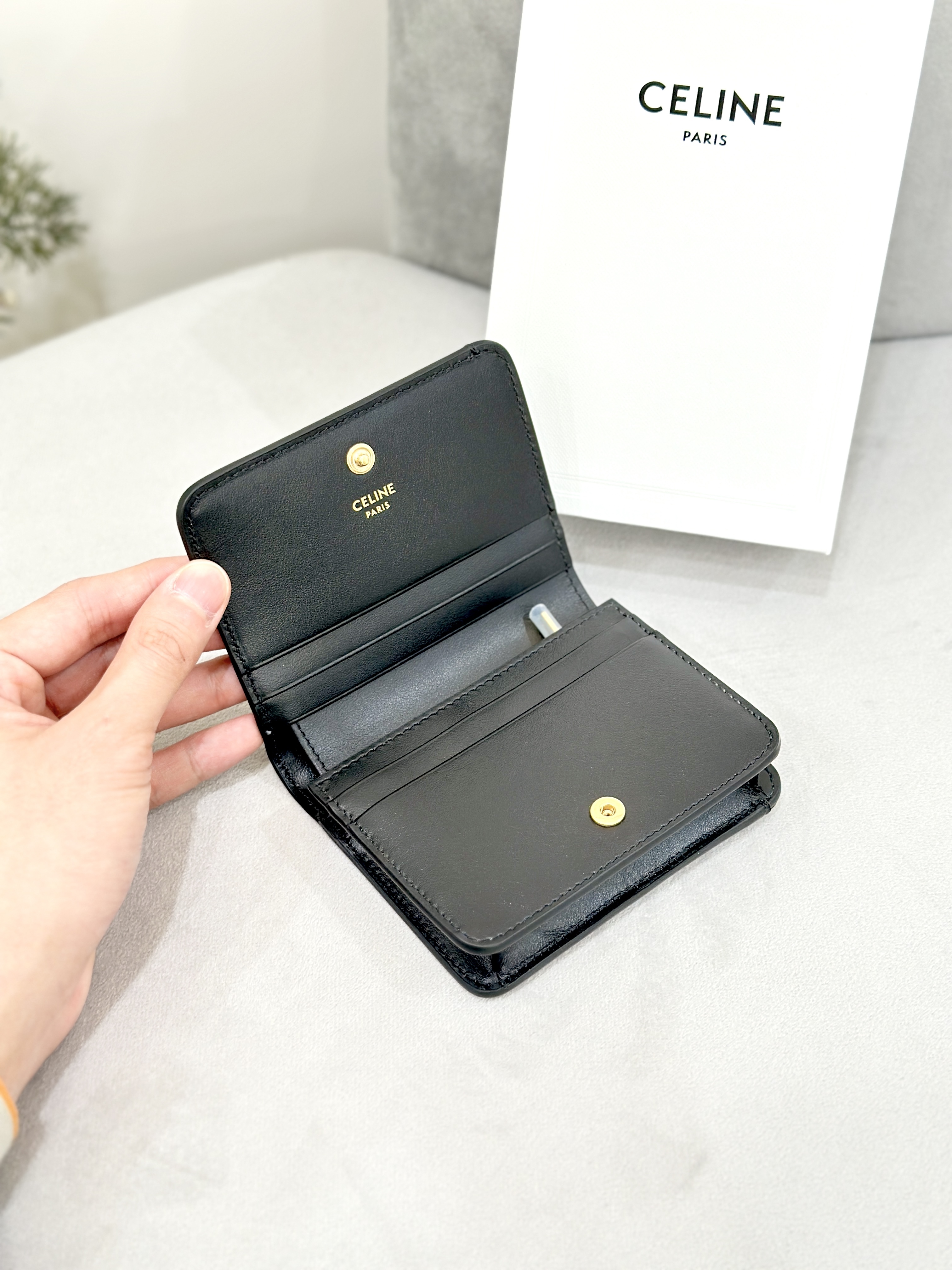 CELINE Triomphe Compact Wallet