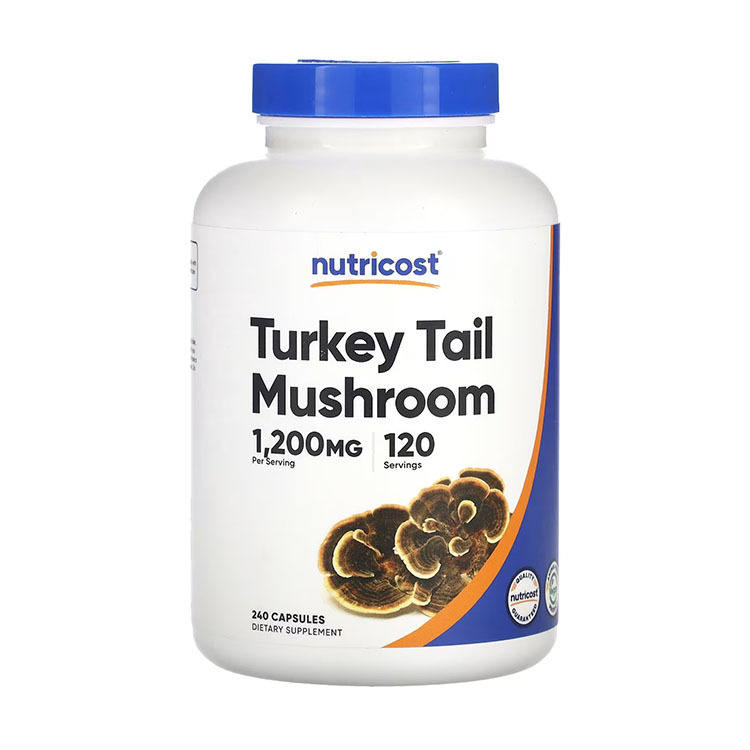 Nutricost Turkey Tail Mushroom, 1200 mg, 240 Capsules