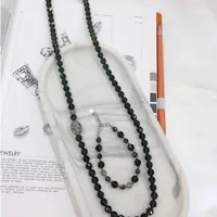 [S] GEMZ & CO RCS 1 SET NECKLACE & BRACELET,TURMALINE BLACK DIAMOND, NE-038/BR-038 (Z169)