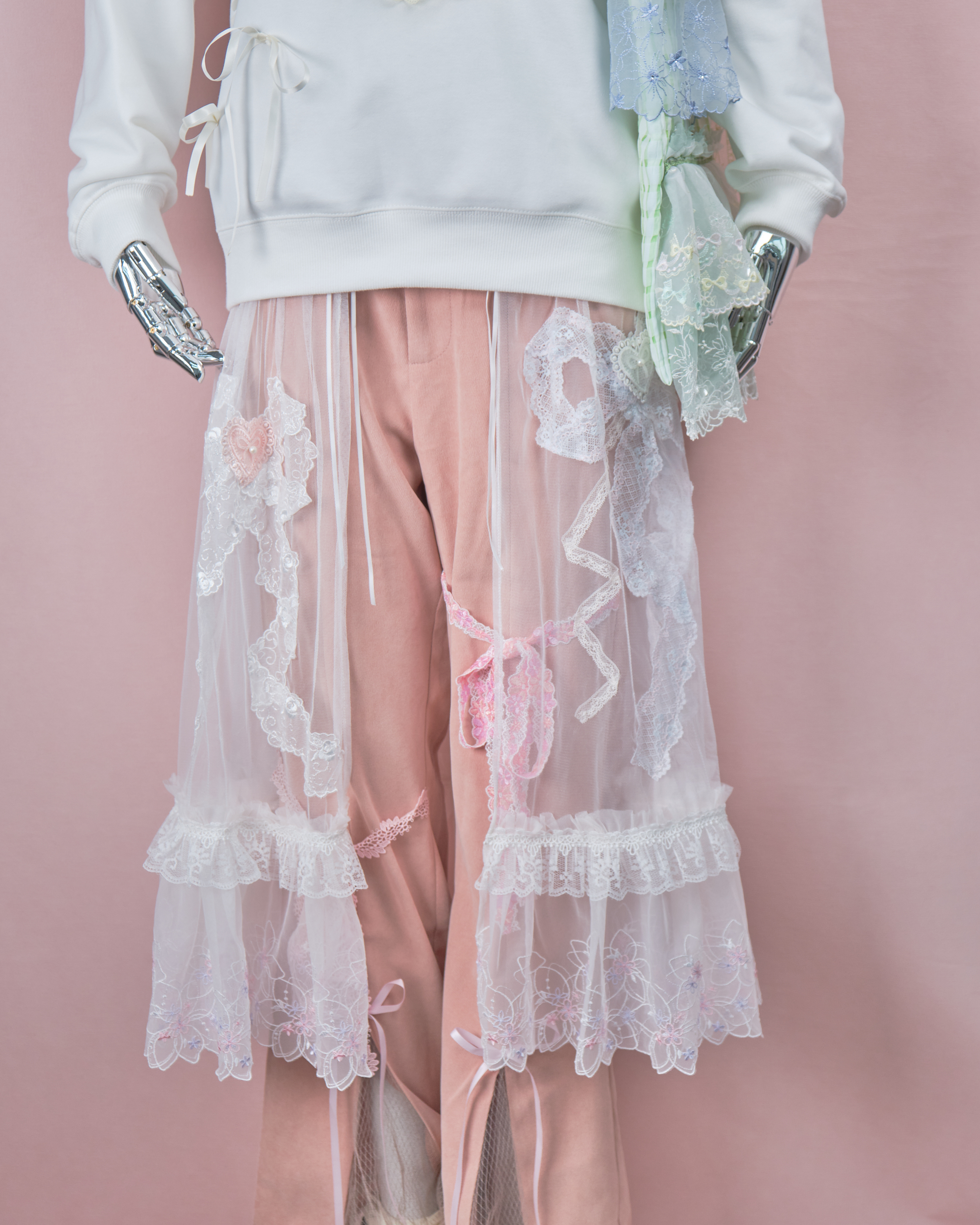 11938 Doll Collar Open Front Outer Dress with Belt