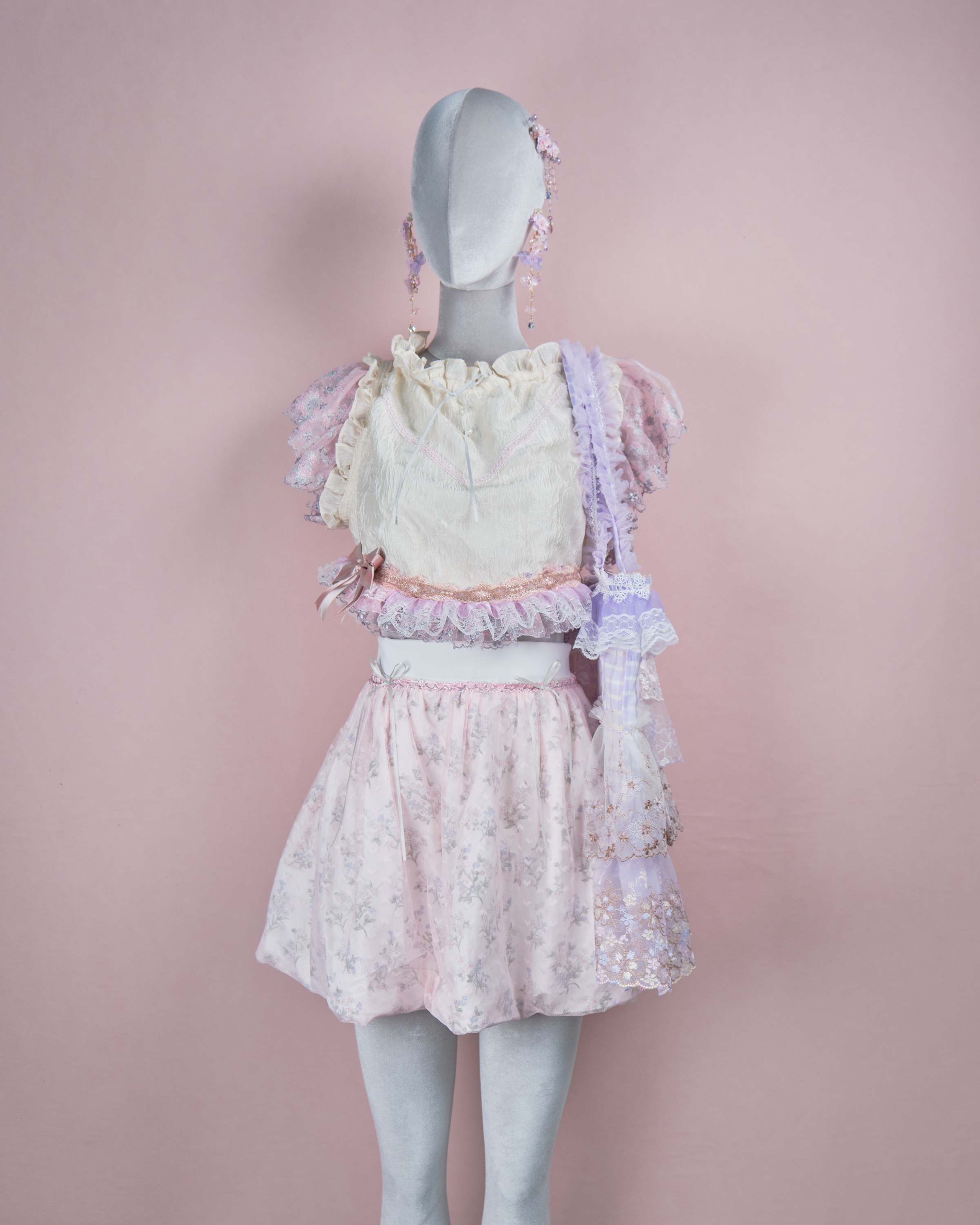 11950 Hazy Souffle Poplin Skort(Skirt + Short) Special Version