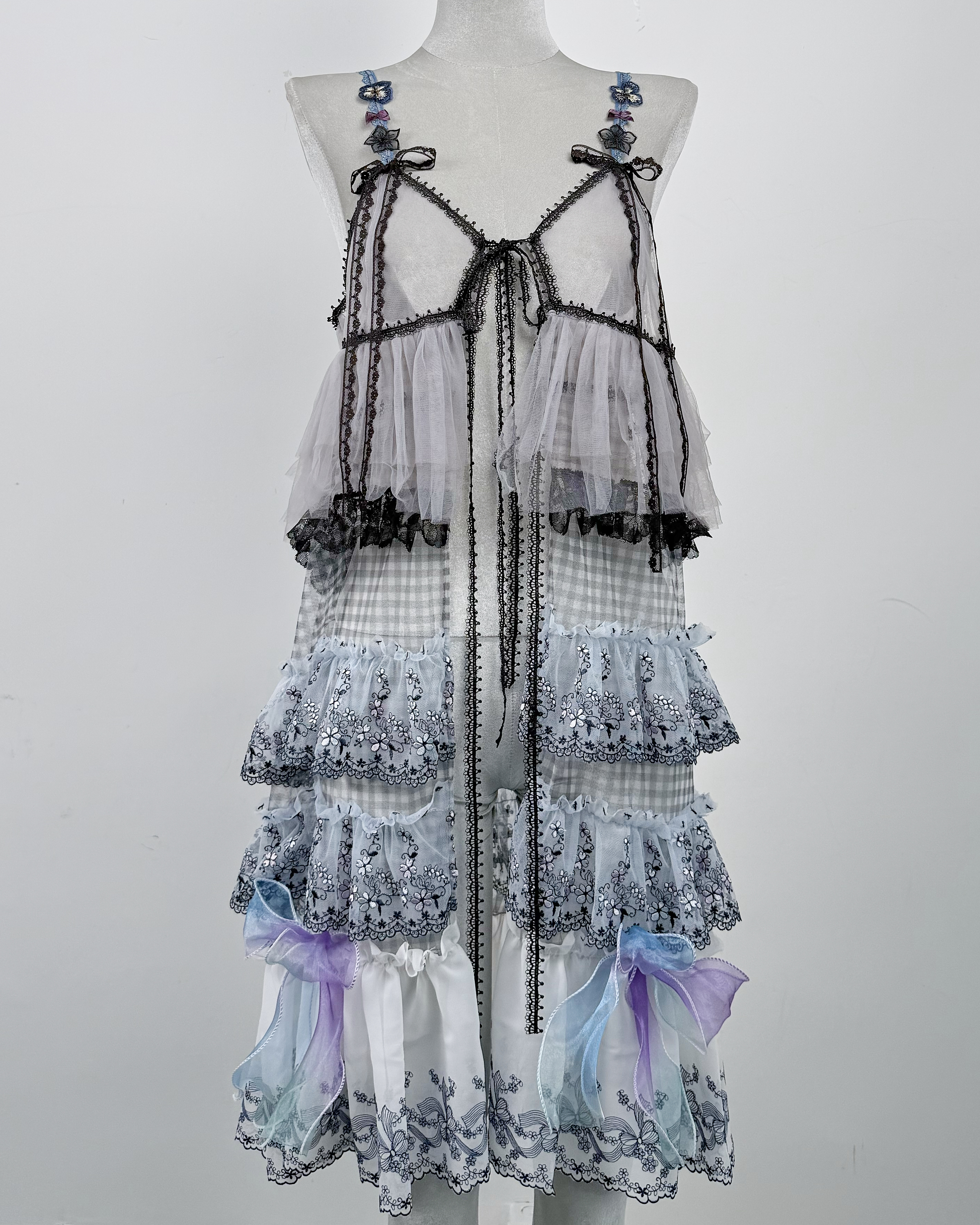 11975 Petalfall Handmade Lace Dress Cover