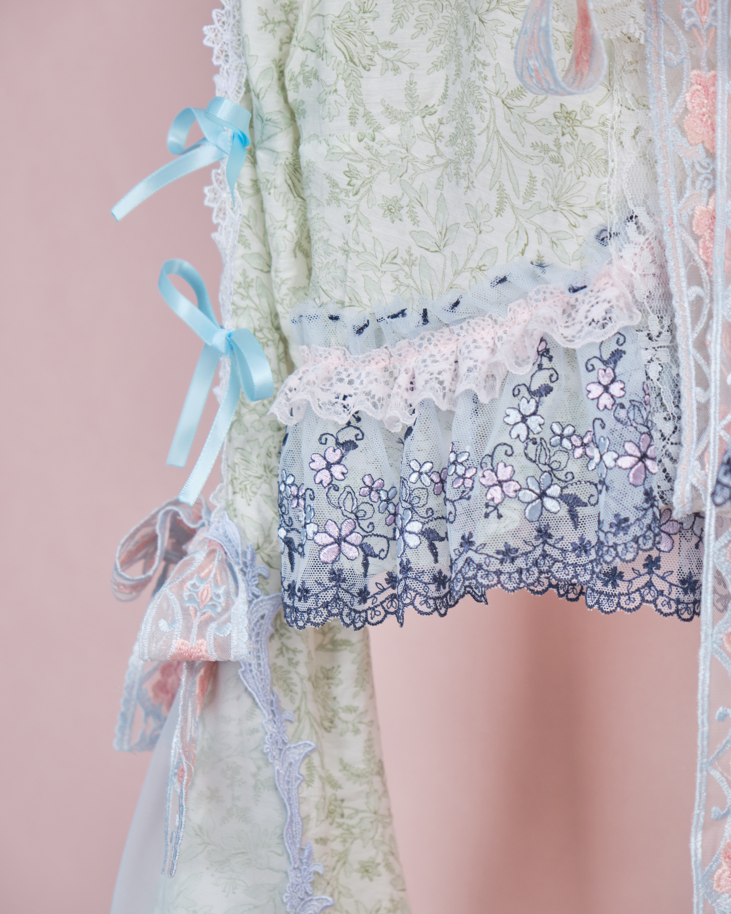 11971 Petalfall Handmade Lace Cropped Jacket