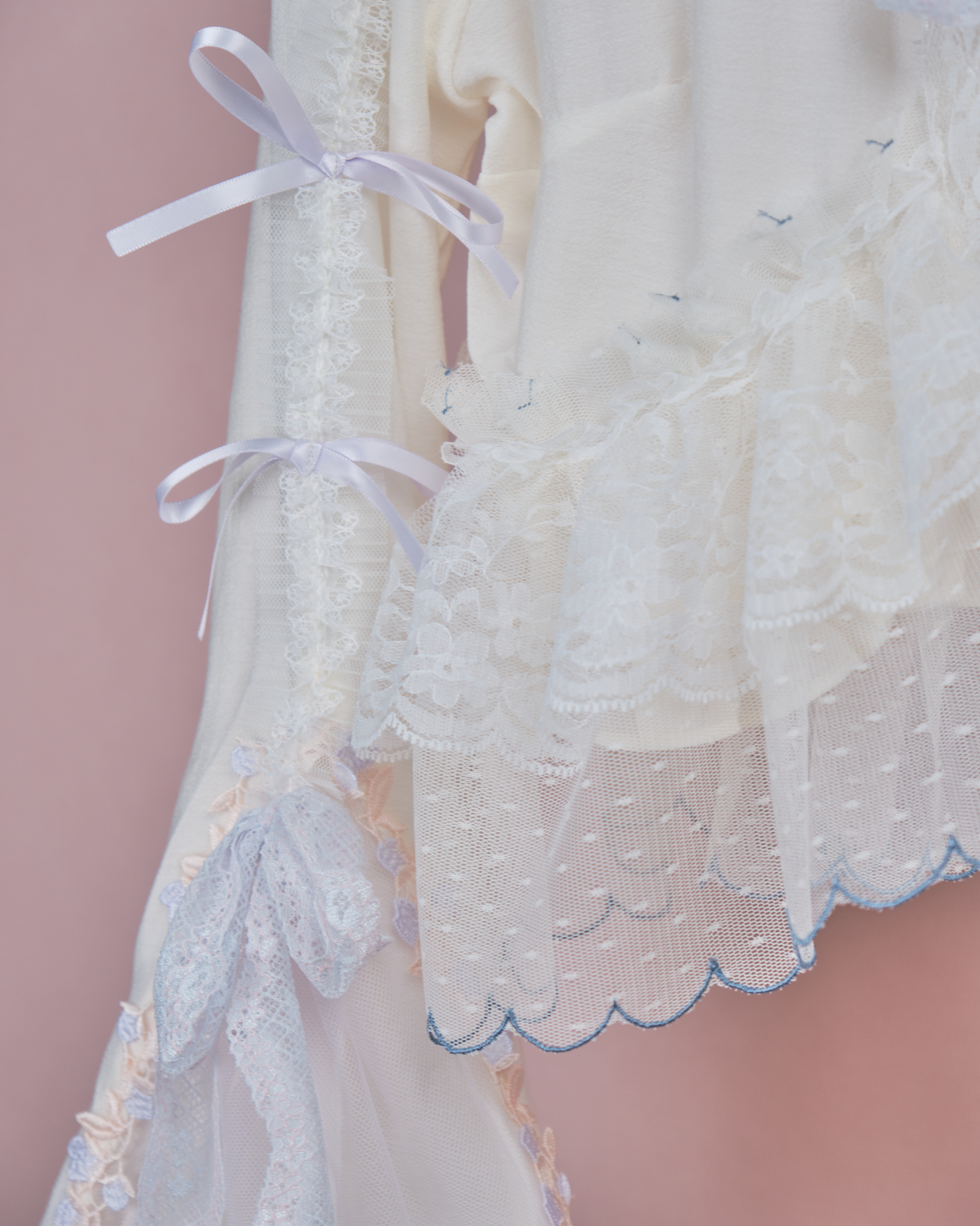 11972 Petalfall Handmade Lace Cropped Jacket