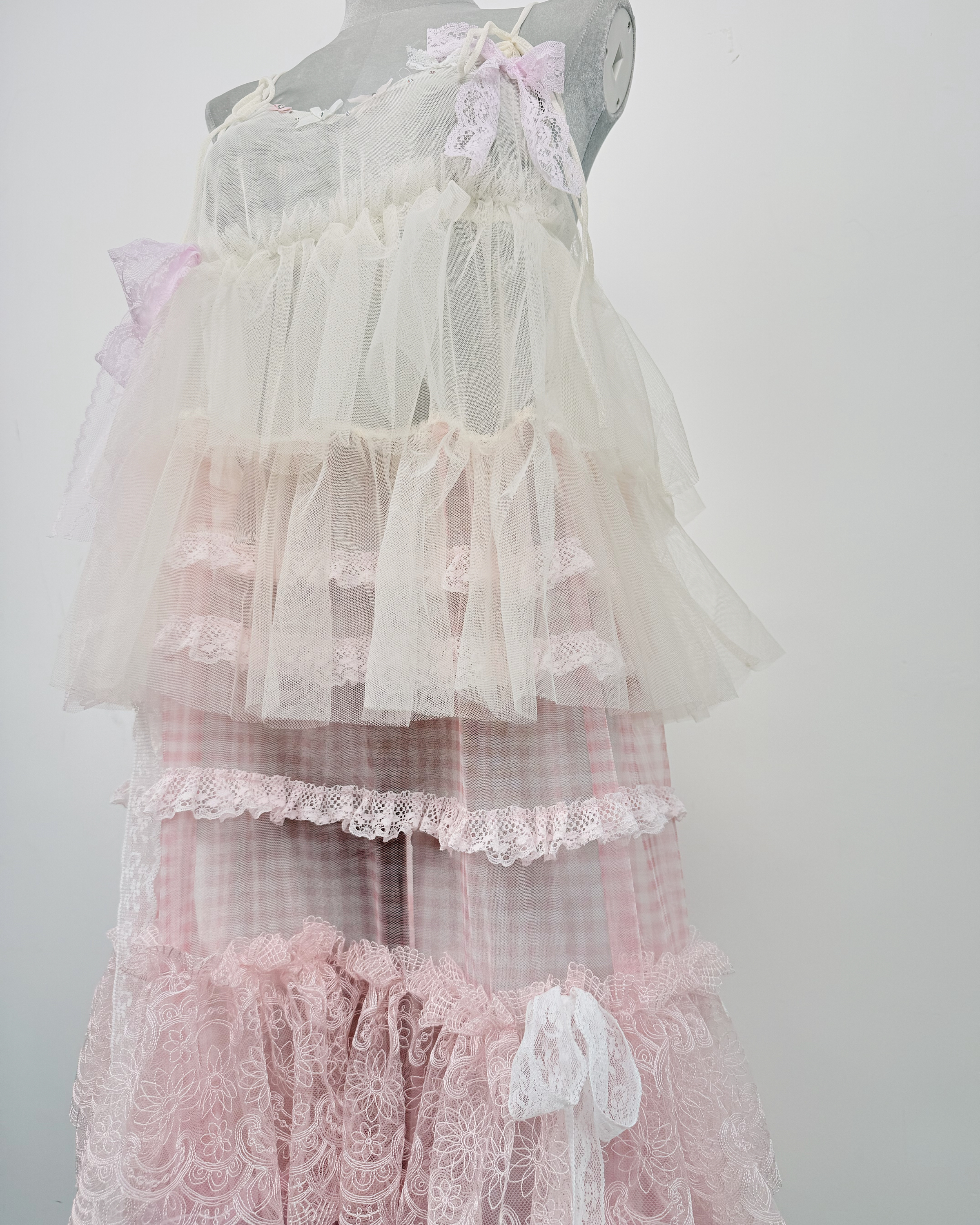 11976 Petalfall Handmade Lace Dress Cover