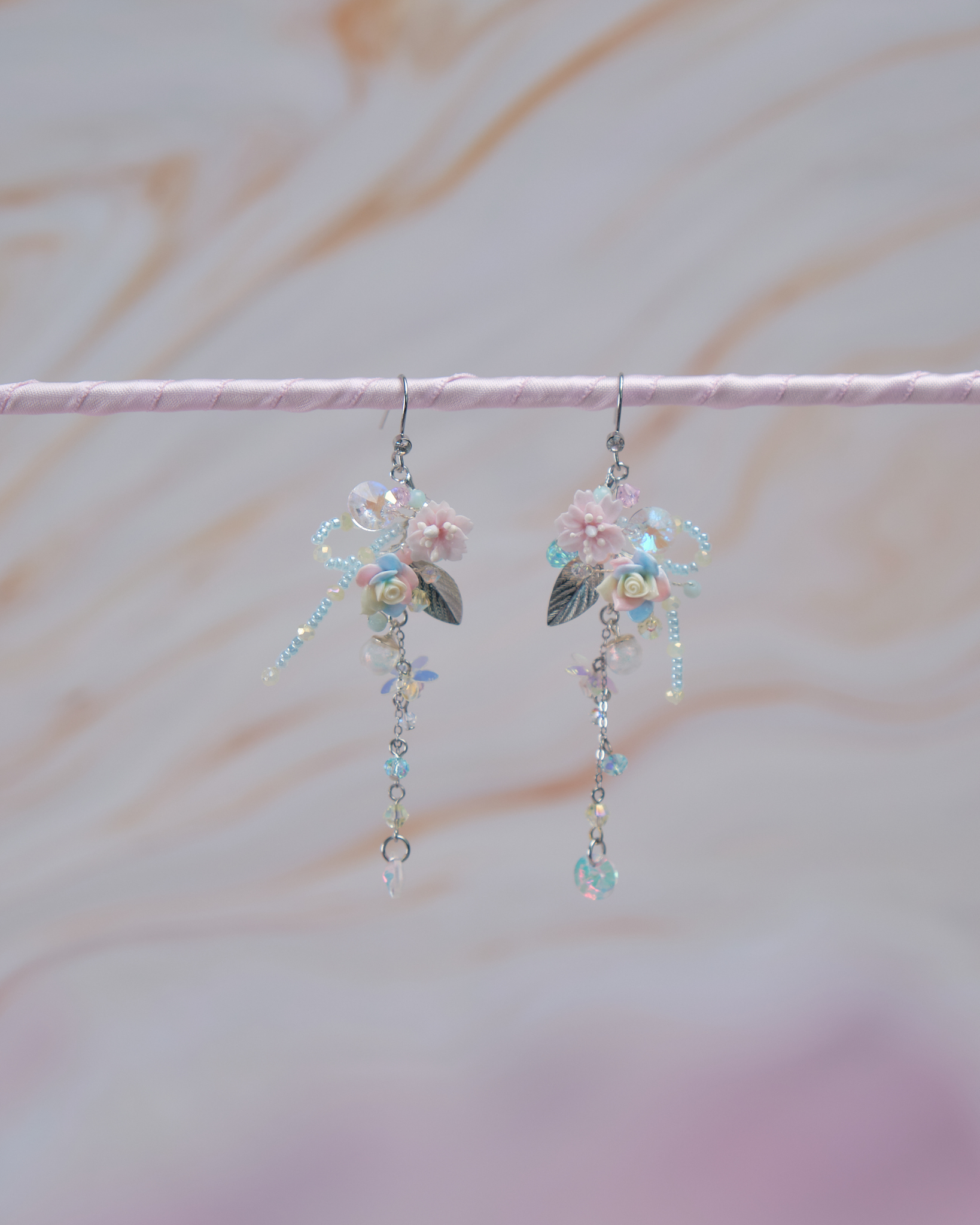 11779 繁花晶蝶S925耳環