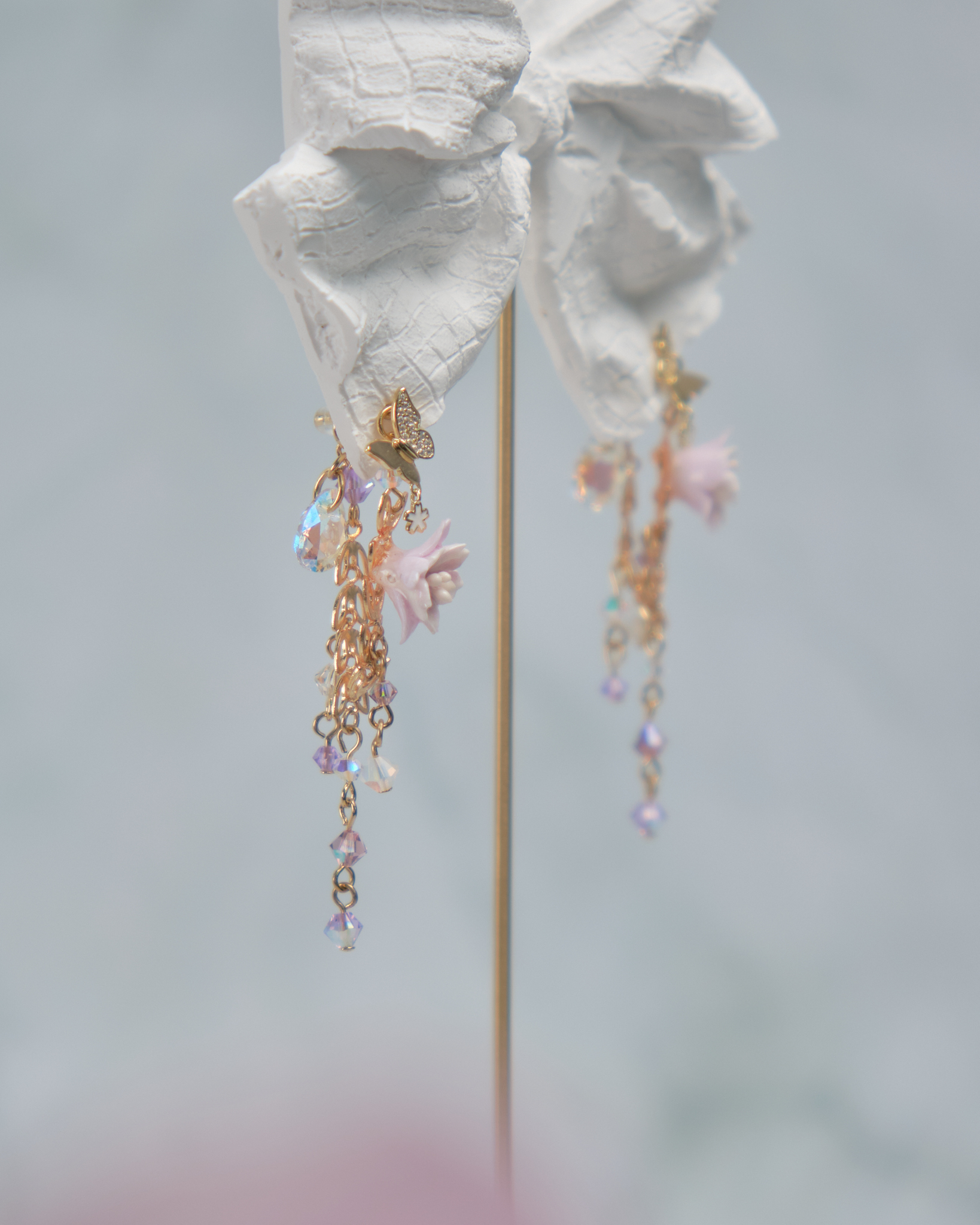 11789 樹藤精靈S925三用耳環