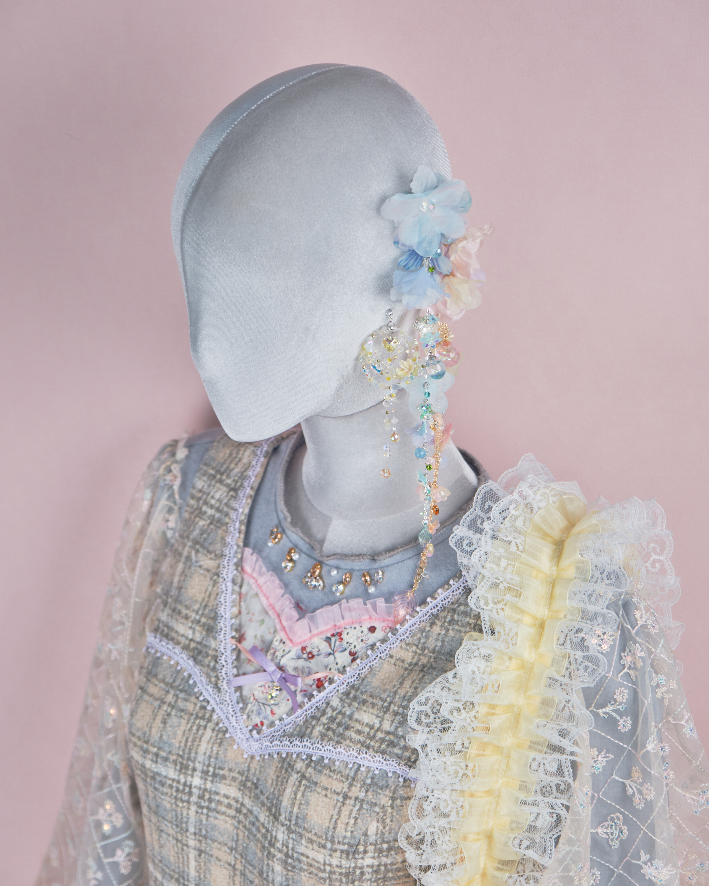 11813 重工彩珠圈圈S925耳環