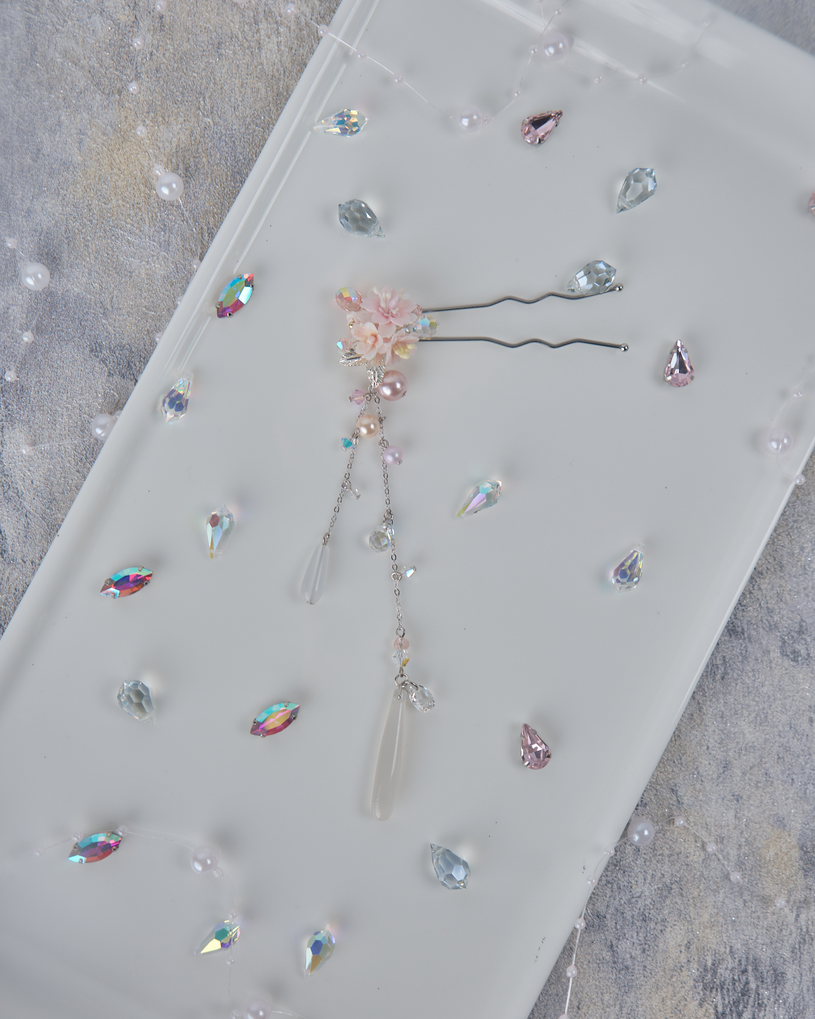 11836 繁花似錦兩用髮衩