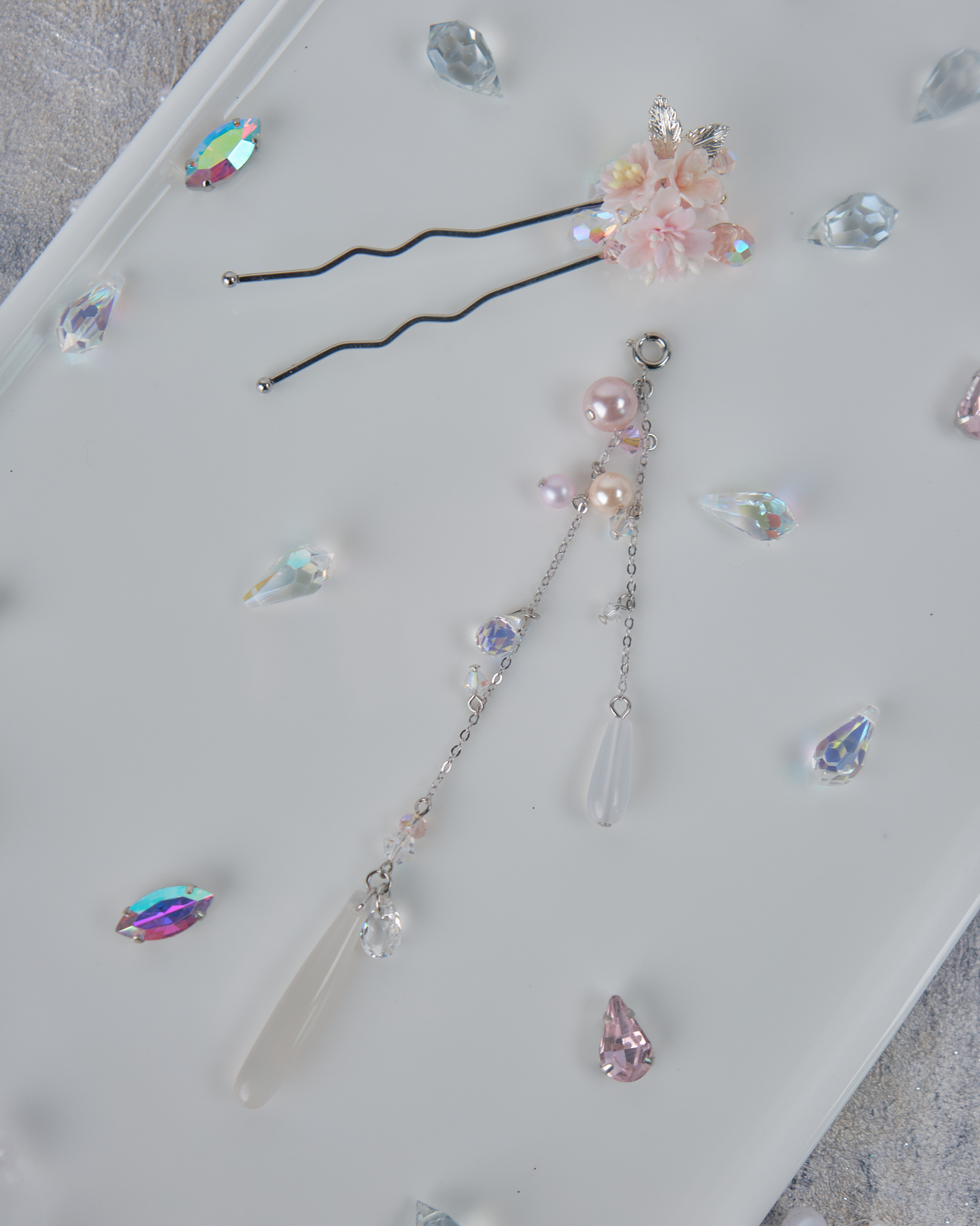 11836 繁花似錦兩用髮衩