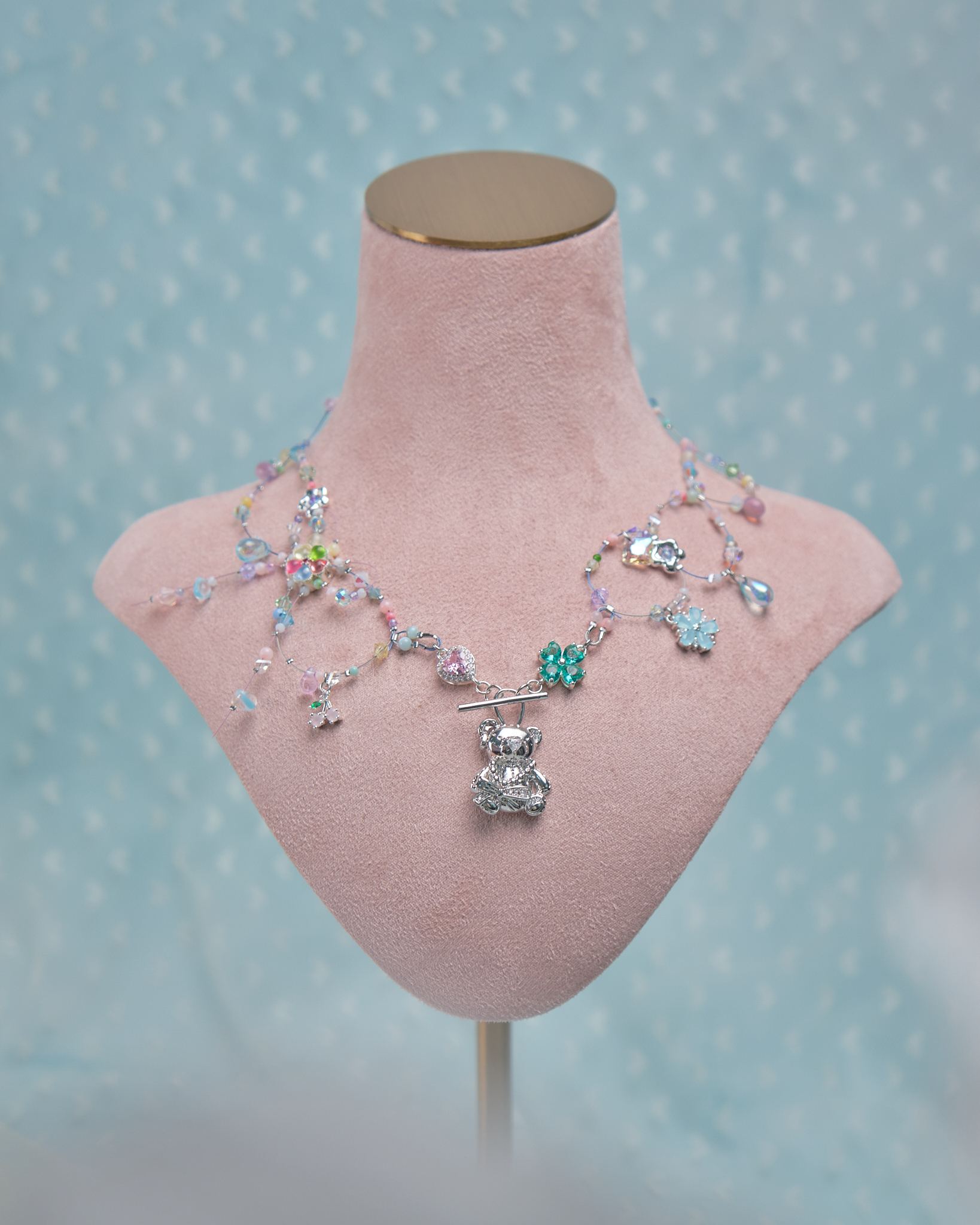 11869 明豔女孩鋼線鎖骨鏈