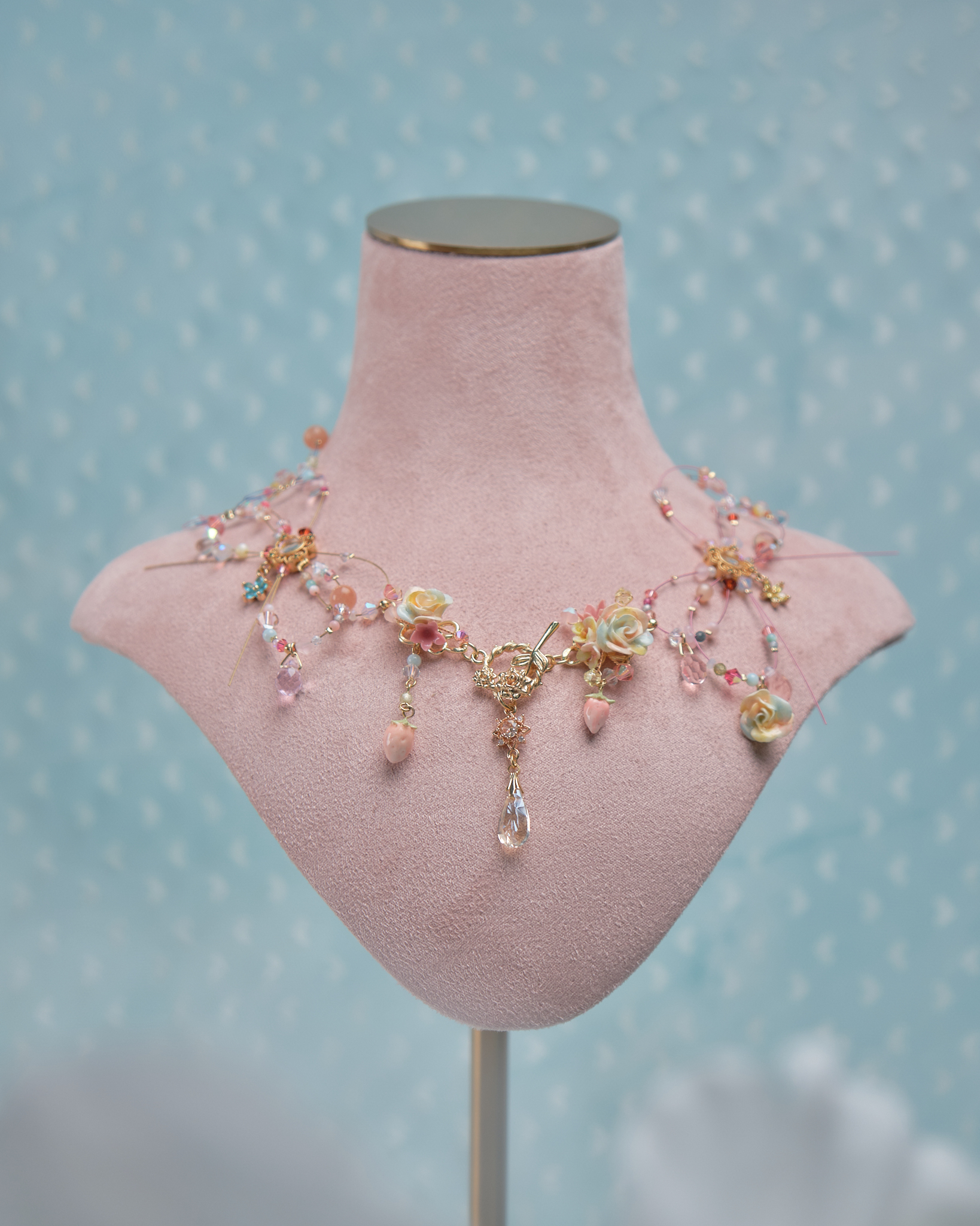 11871 明豔女孩鋼線鎖骨鏈