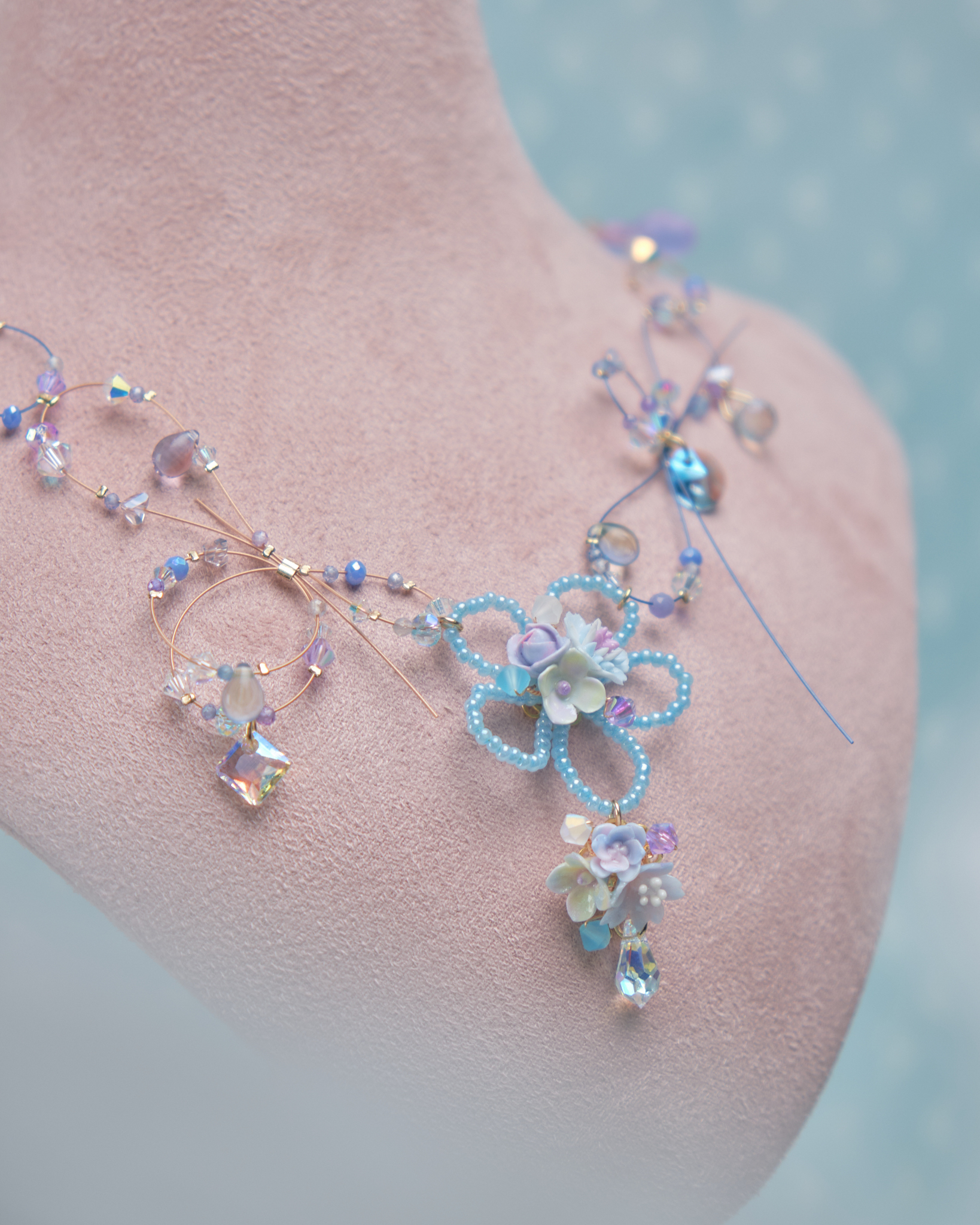 11868 明豔女孩鋼線鎖骨鏈