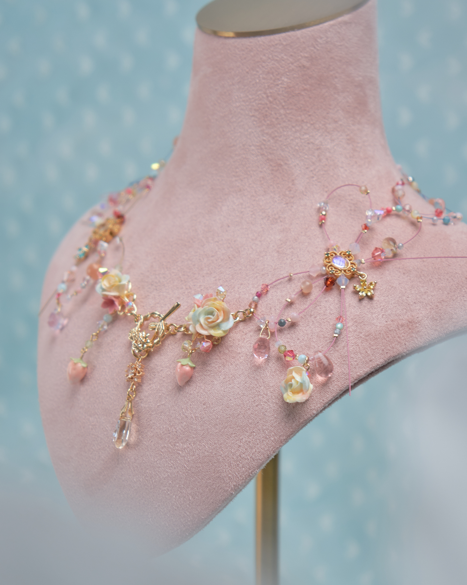 11871 明豔女孩鋼線鎖骨鏈