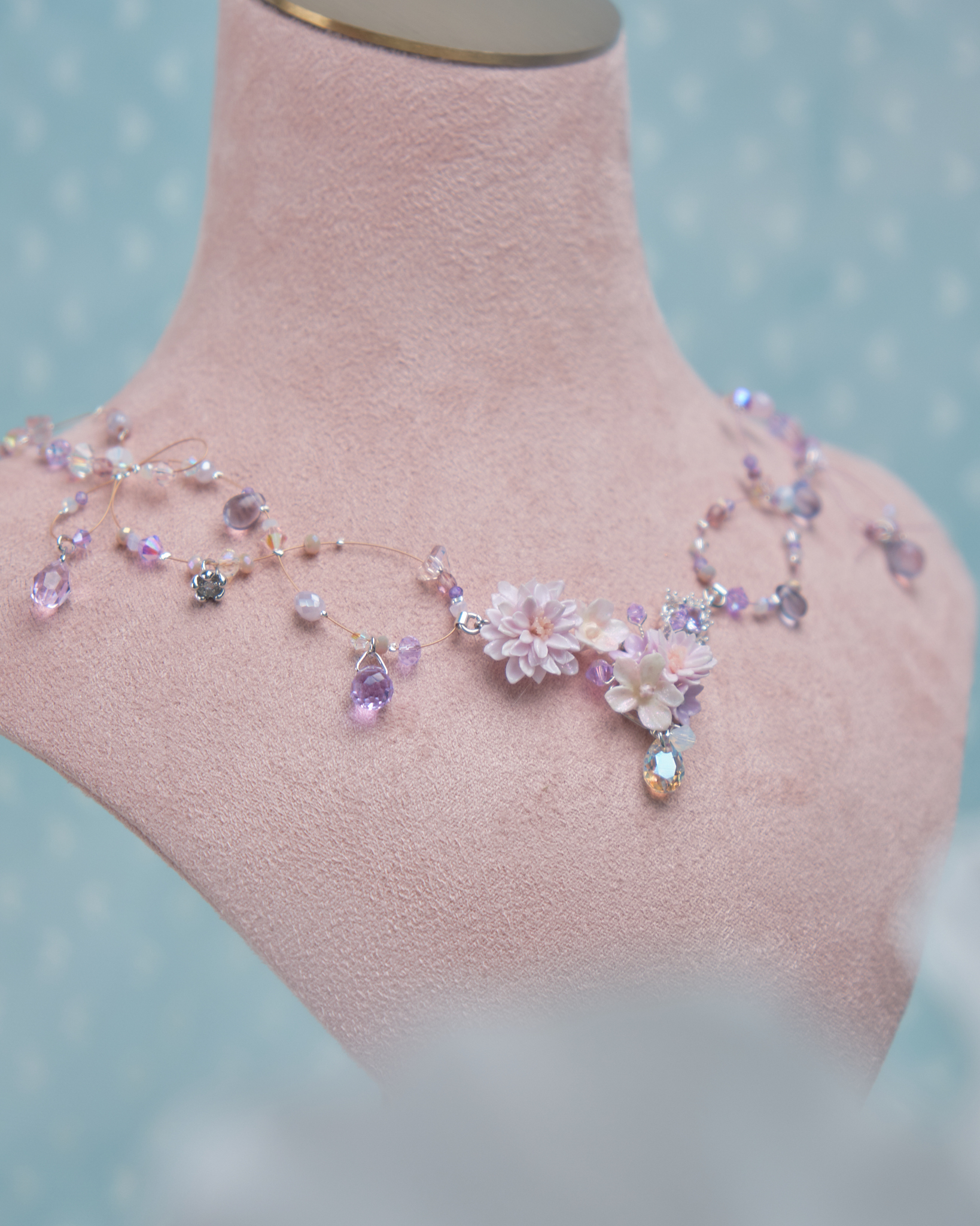 11872 明豔女孩鋼線鎖骨鏈