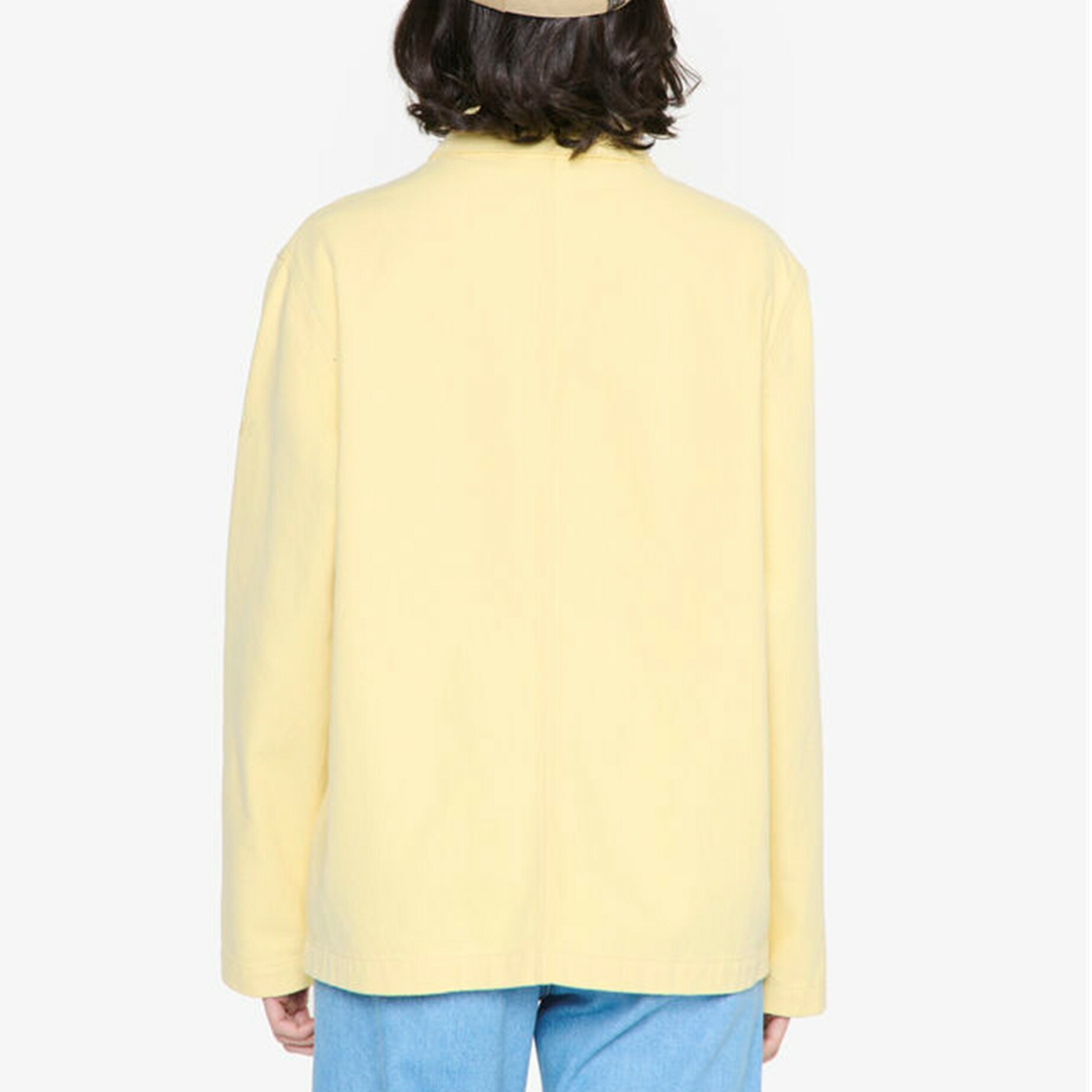 1GA0313-023 AIGLE Mid-length Work Jacket Yellow #AIS23WOUT023 AS526 (C-EU-E)