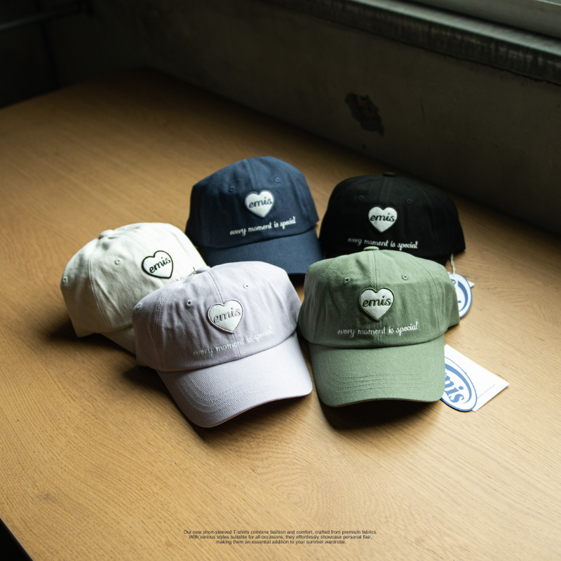 emis心型刺繡棒球帽