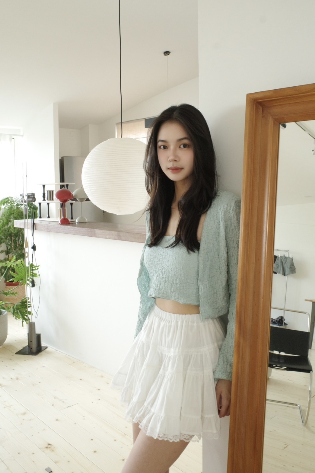 <女裝現貨💗> MA05 抓皺紋理胸墊平口SET 兩色