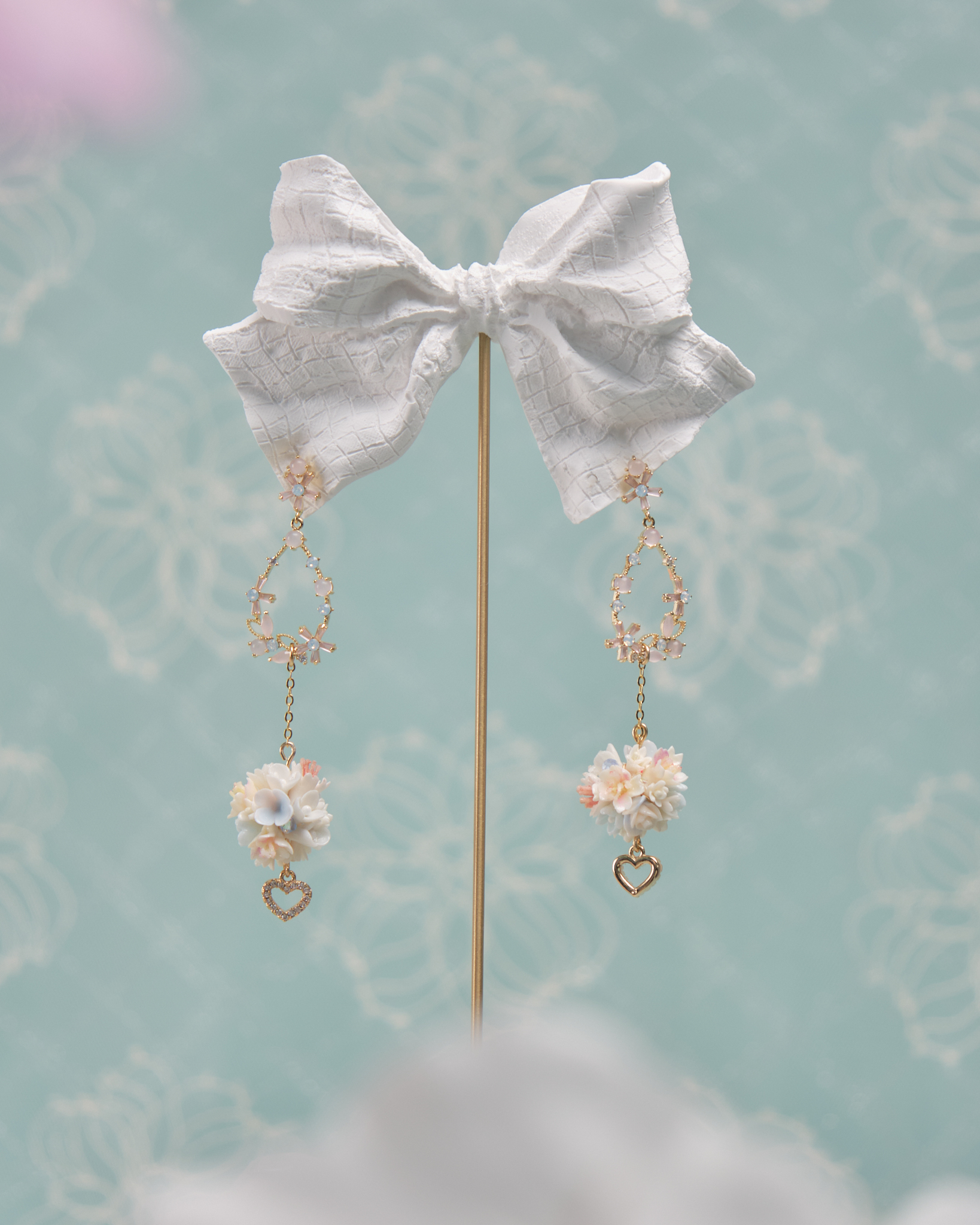 11797 春日迷你花球S925耳環