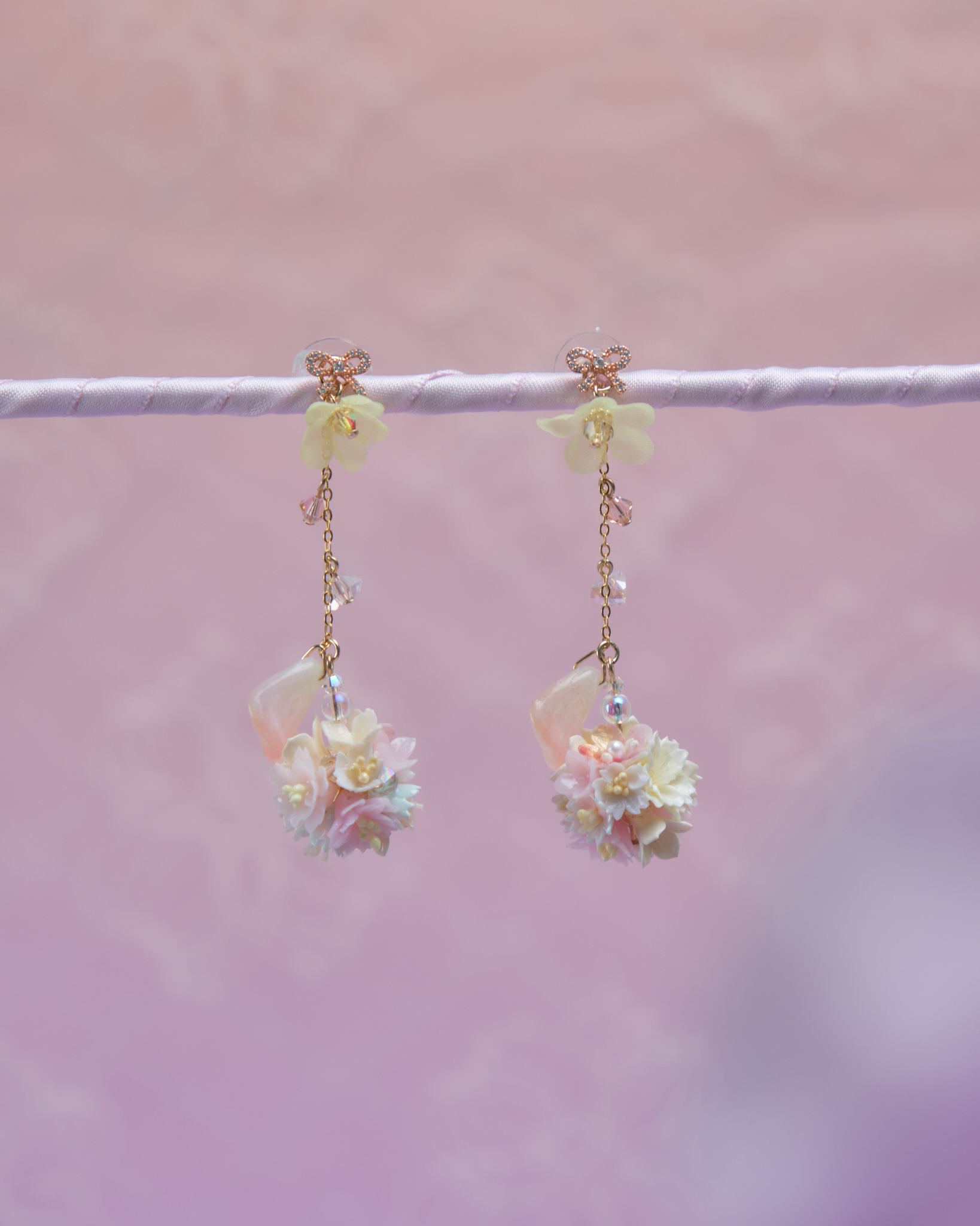 11814 春日花球S925兩用耳環