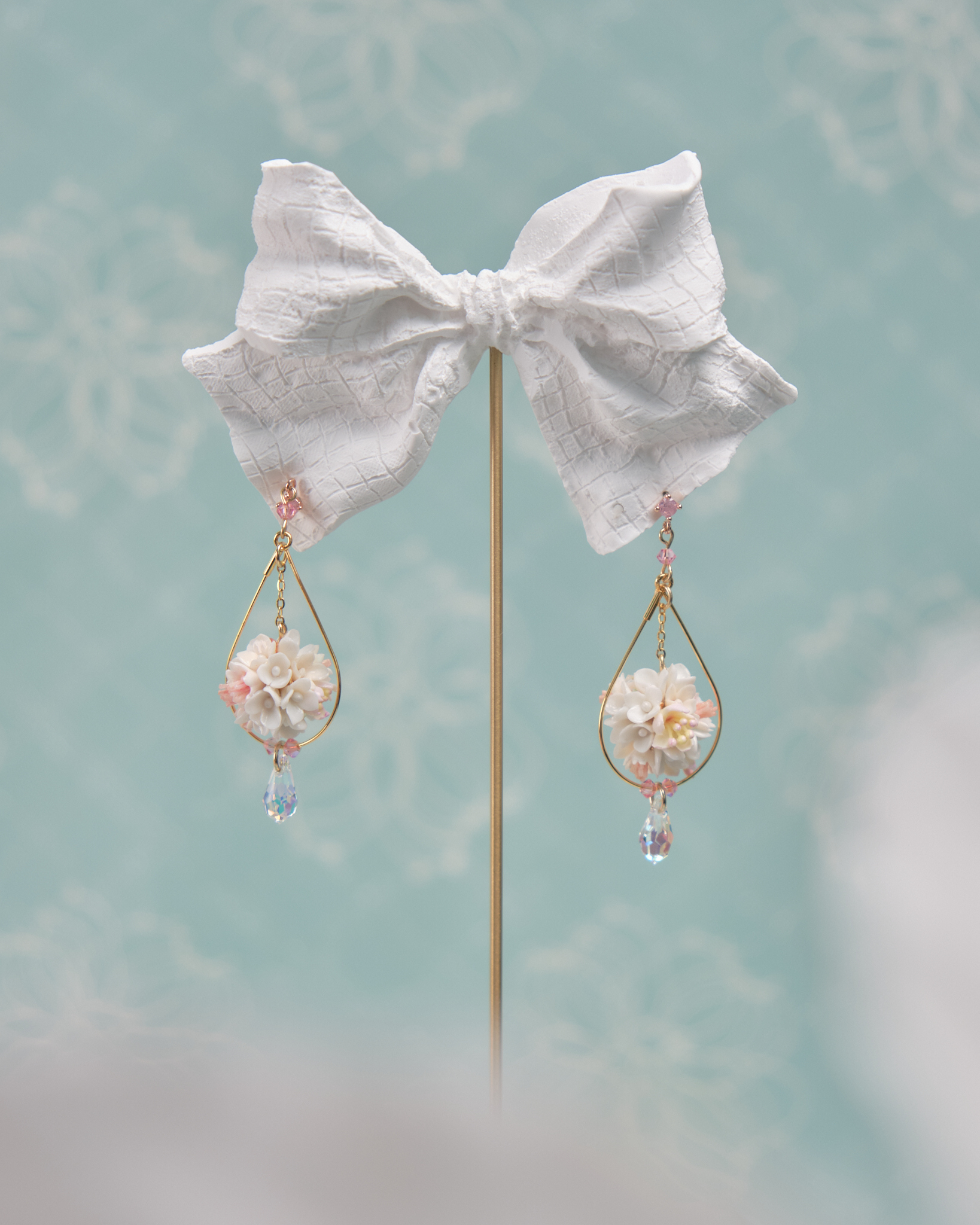 11799 春日迷你花球S925耳環