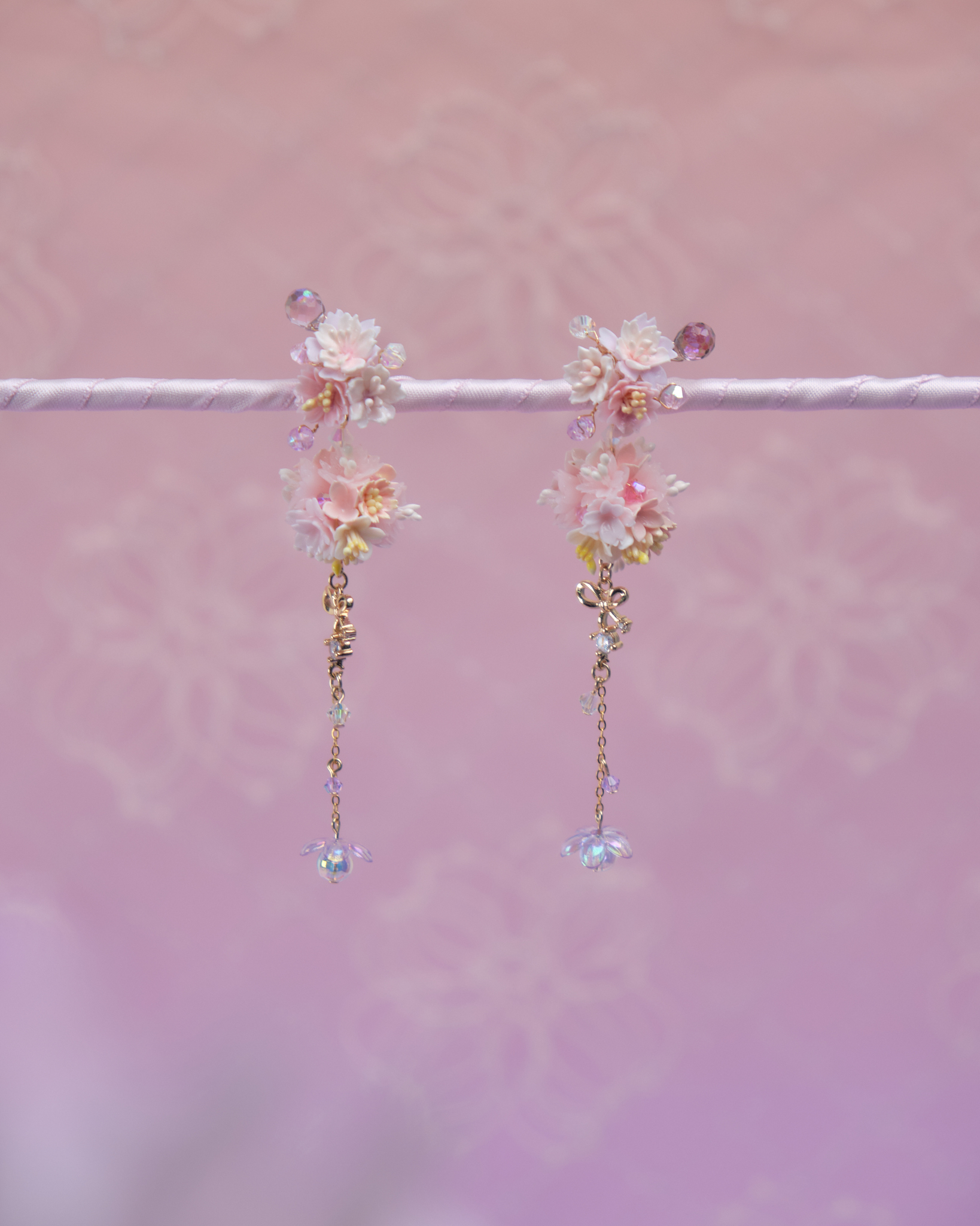 11816 Spring Bouquet S925 2-Way Earrings