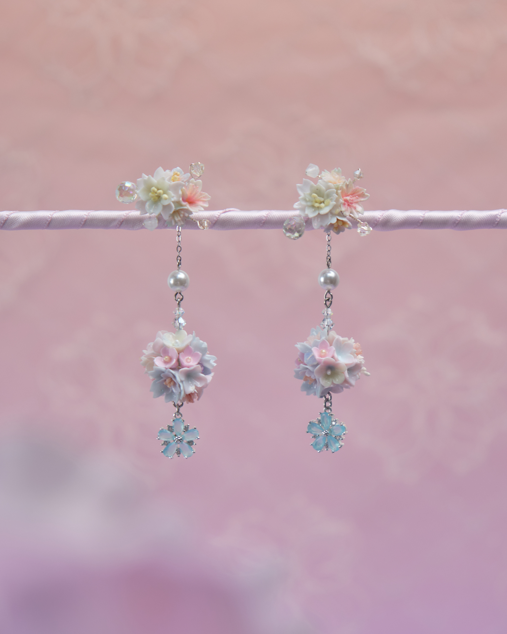11815 Spring Bouquet S925 2-Way Earrings