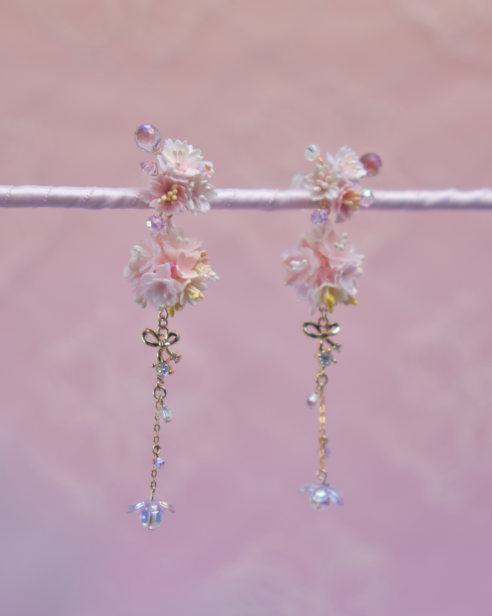 11816 Spring Bouquet S925 2-Way Earrings