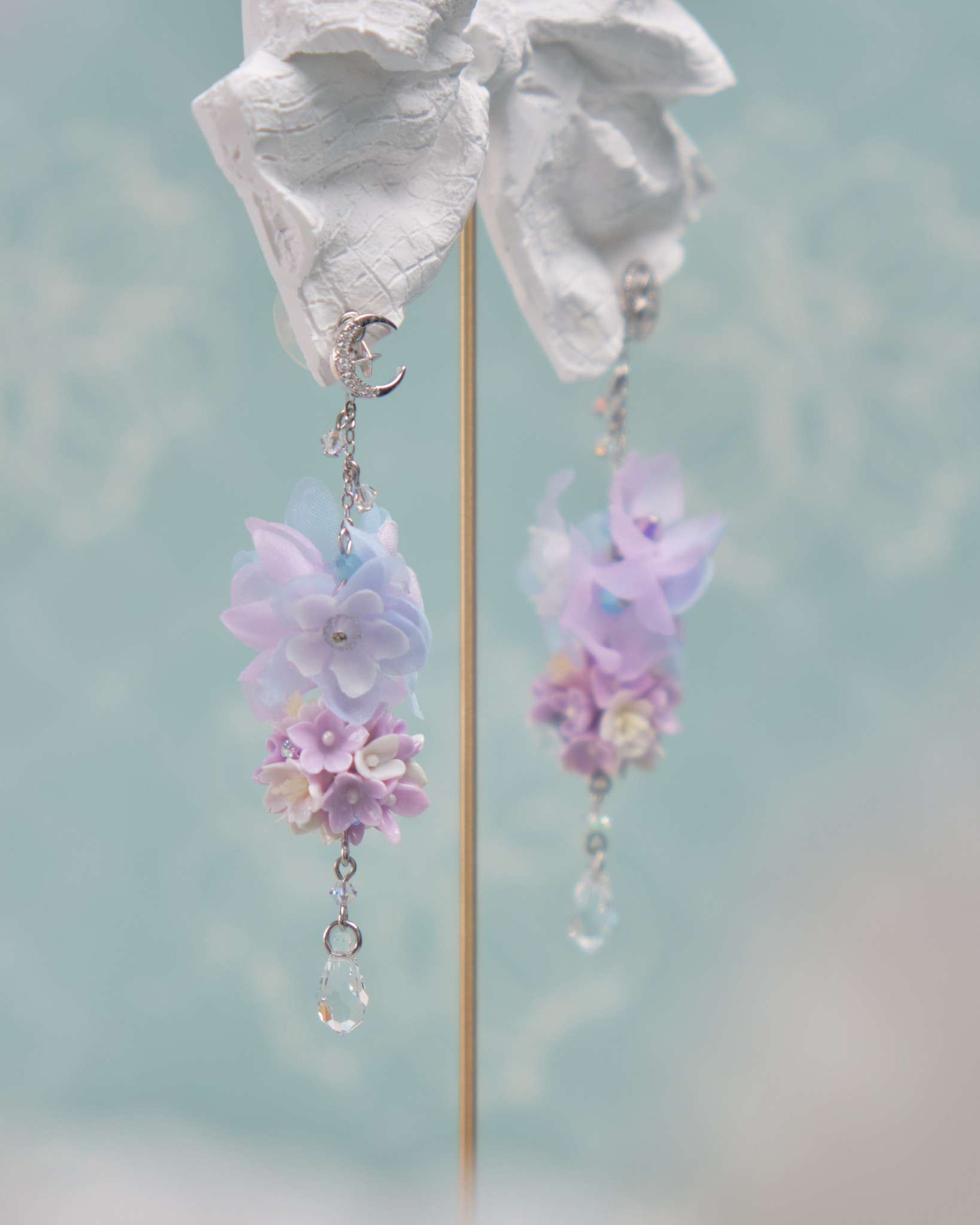 11798 Spring Mini Bouquet S925 2-Way Earrings