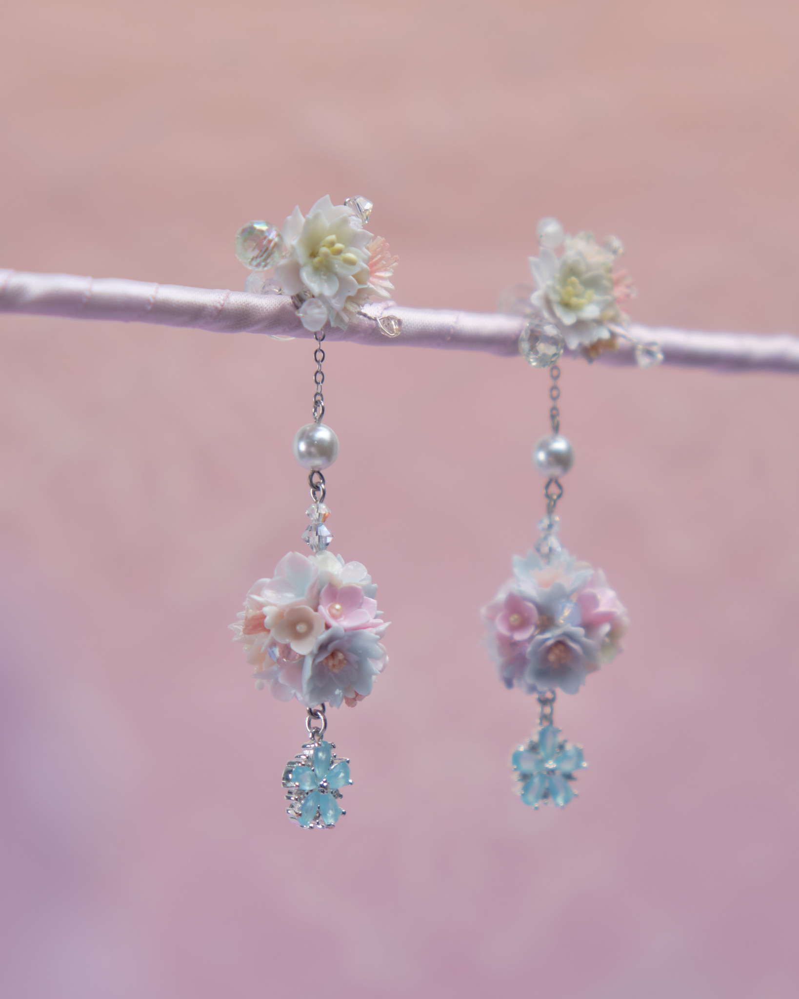 11815 Spring Bouquet S925 2-Way Earrings