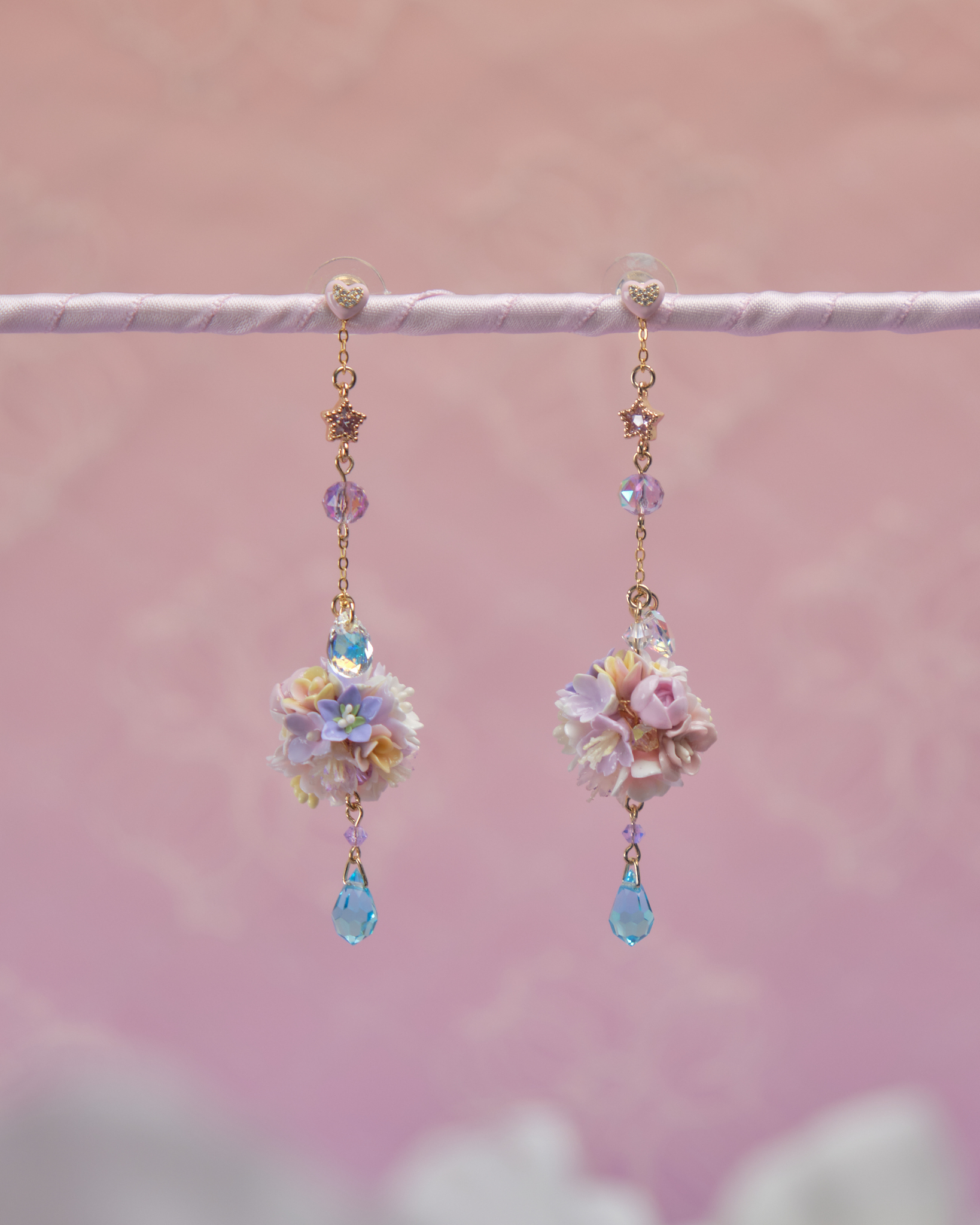 11821 春日花球S925兩用耳環