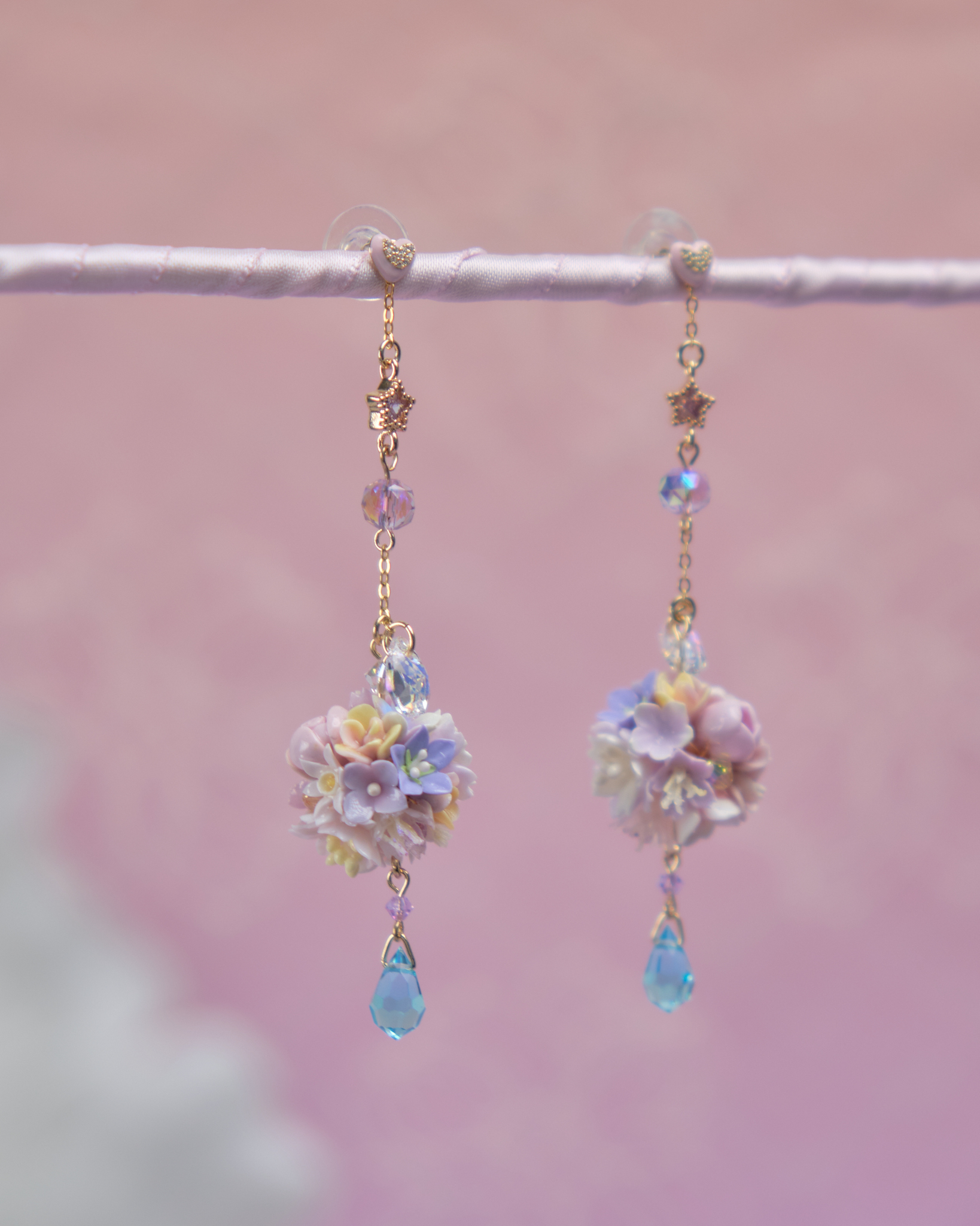 11821 春日花球S925兩用耳環