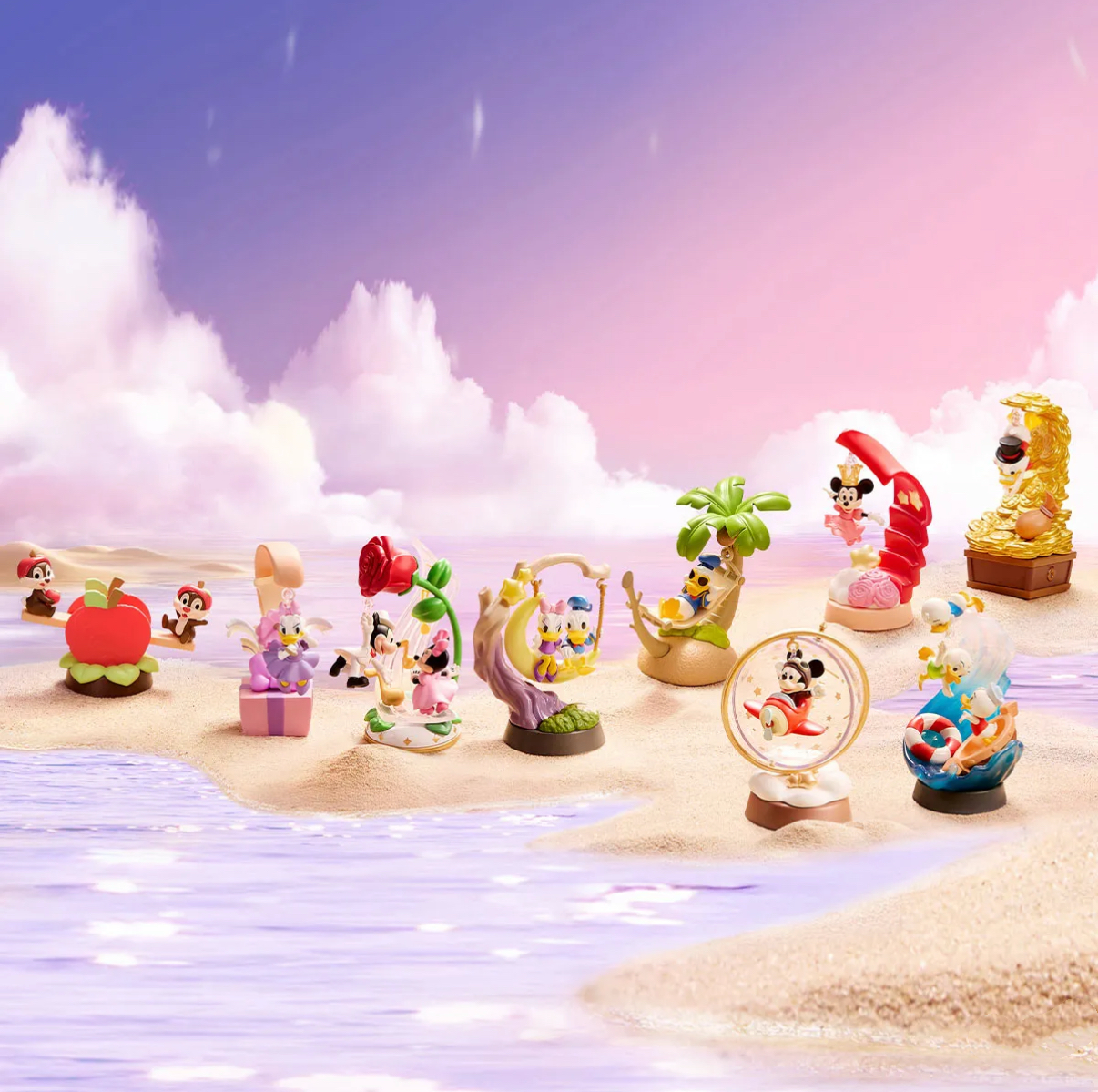 POPMART 米奇家族搖曳美夢繫列場景手辦 可指定