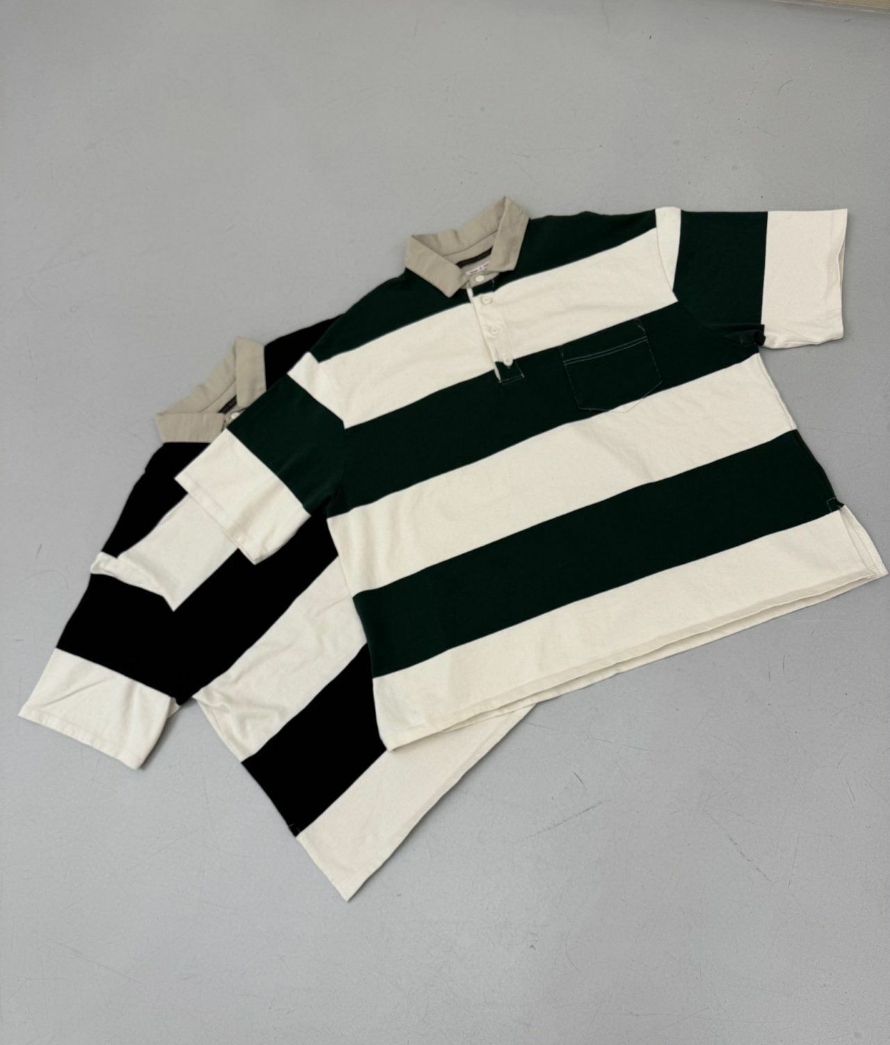 橫間短袖Polo Tee FARMERS-068T