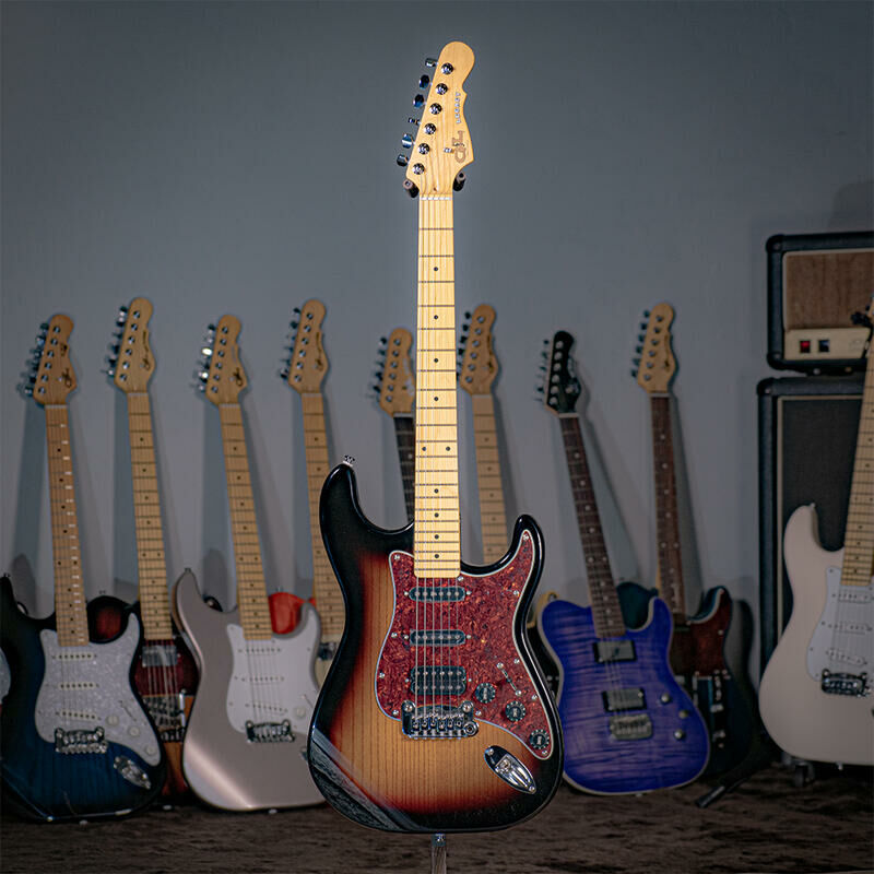 G&L Tribute Series LEGACY HSS 3-Tone Sunburst 電吉他