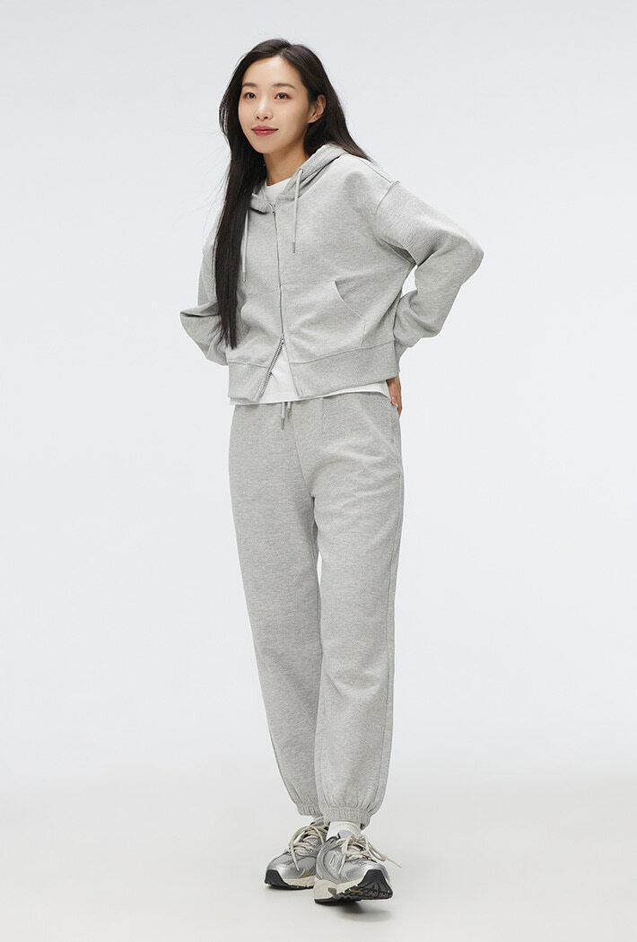 【現貨】｜只有一件｜【SPAO】Semi-cropped Hood Zip-up