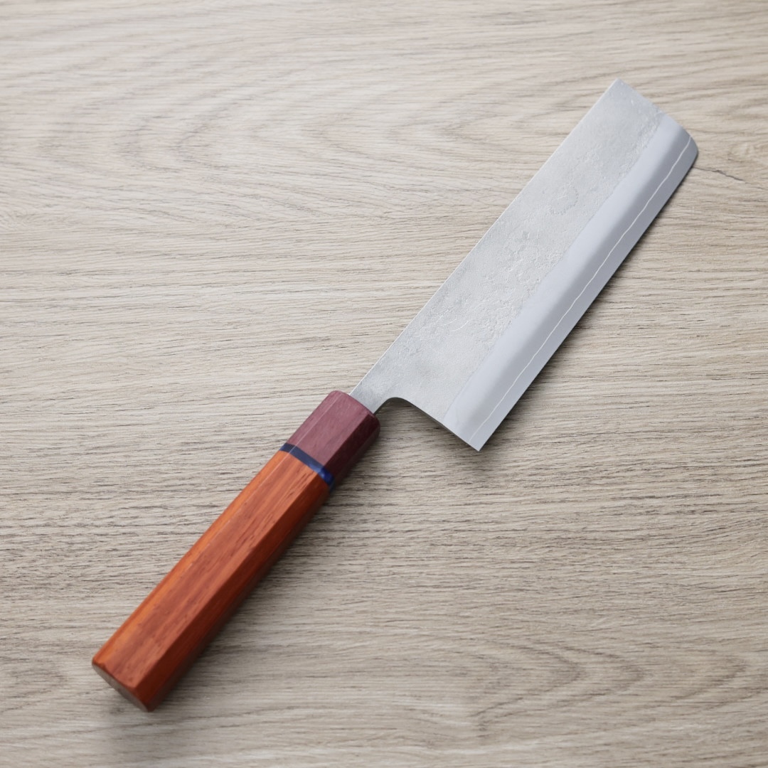 初心x吉金刃物 菜切 165mm SKD高速鋼 梨地